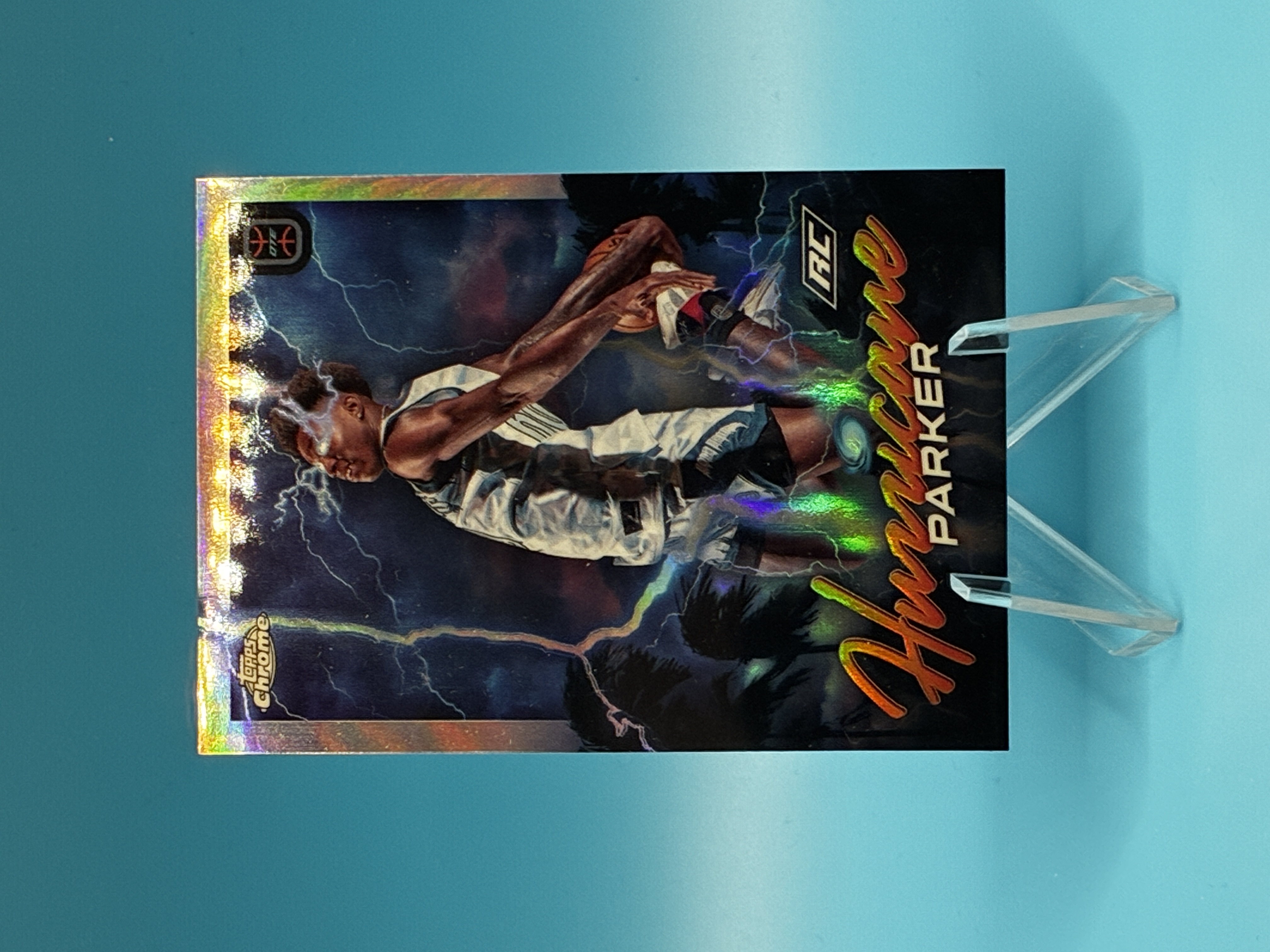 2023/2024 Topps Chrome Trey Parker Refractor Cold Hearts #H-4 Cold Hearts – Vorderseite