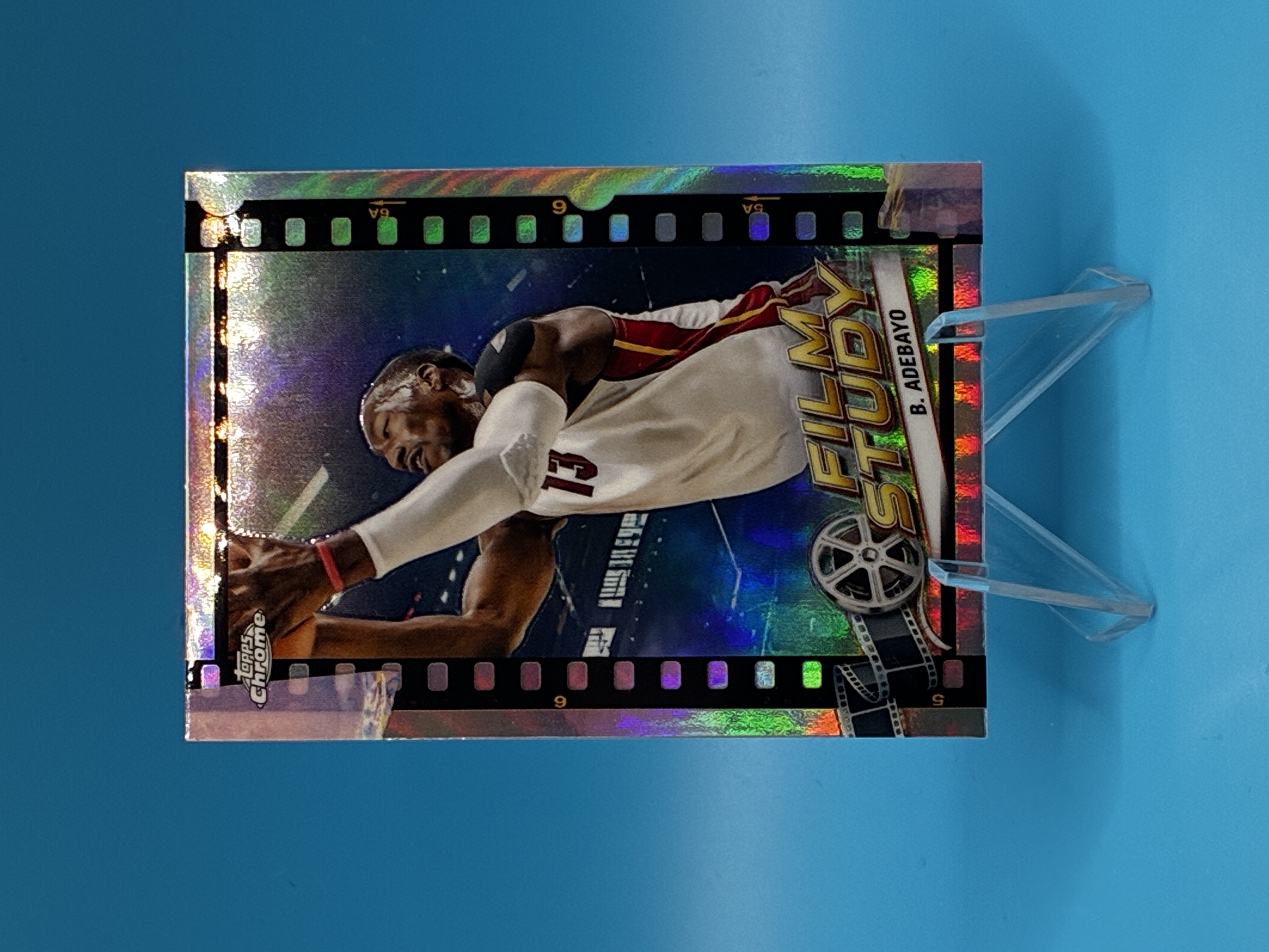 2023/2024 Topps Chrome Bam Adebayo Refractor Film Study #FS-21 Miami Heat – Vorderseite