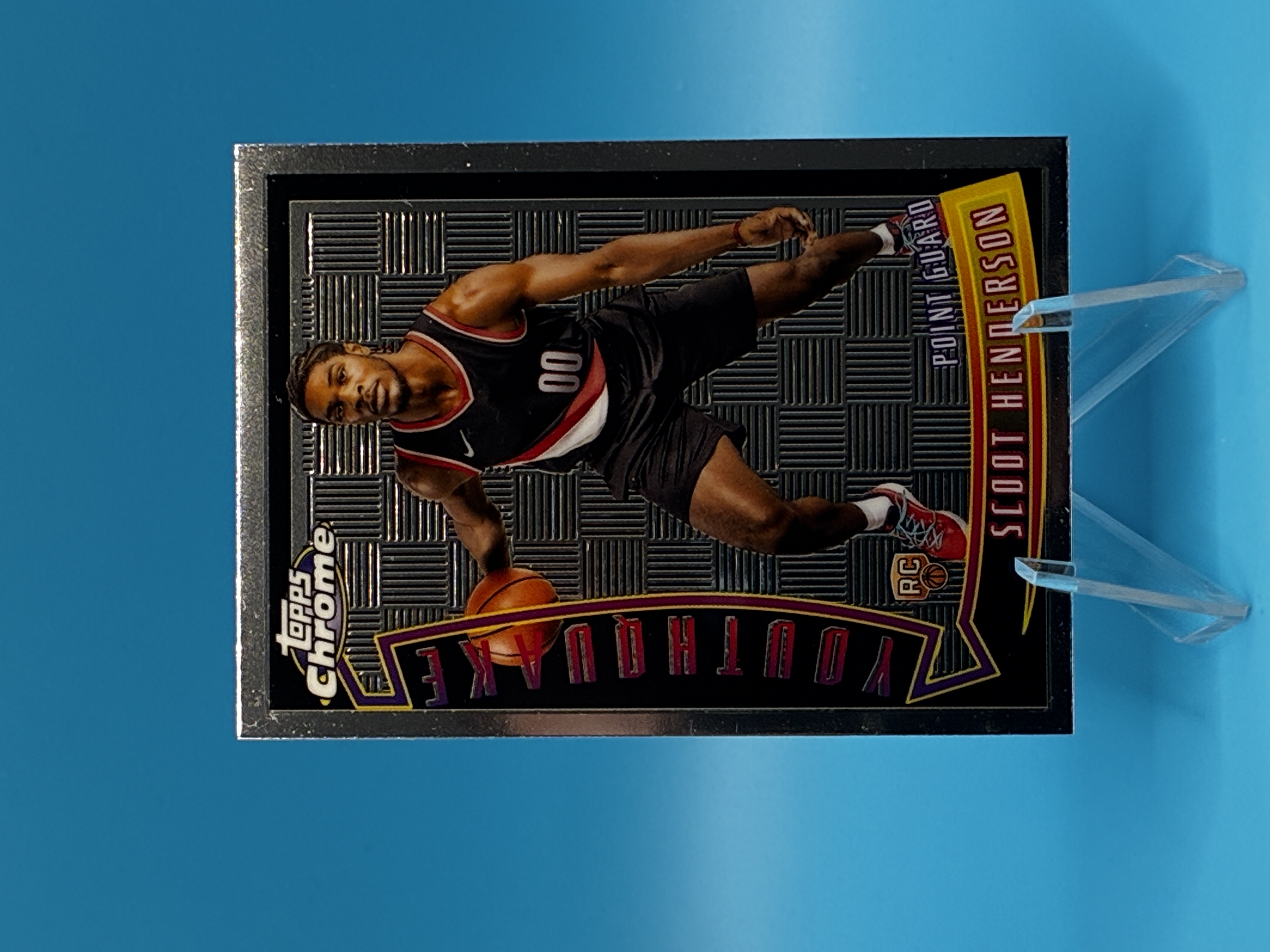 2023/2024 Topps Chrome Scoot Henderson Youthquake #YQ-3 Portland Trail Blazers – Vorderseite