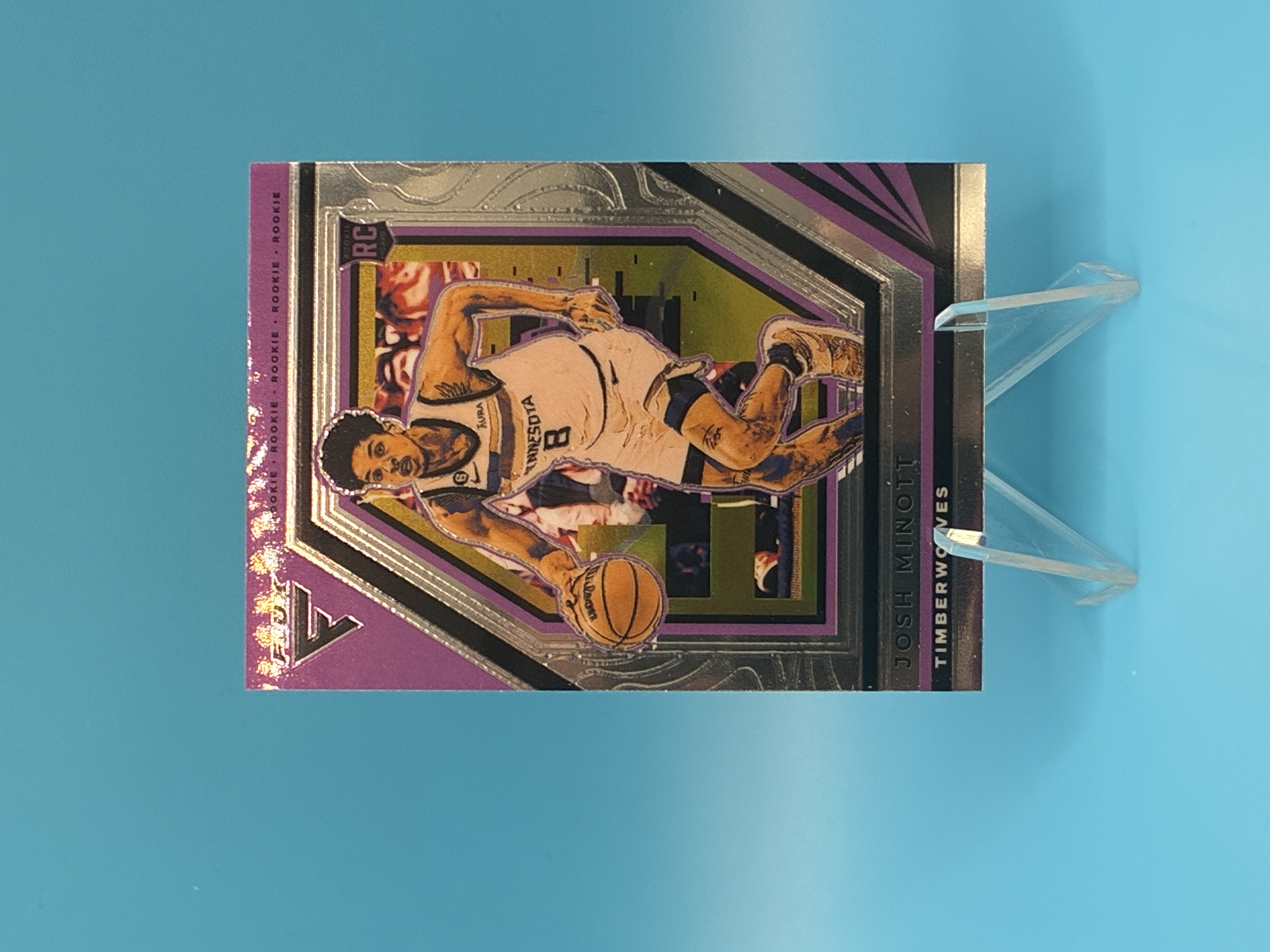 2022/2023 Panini Flux Josh Minott #248 Minnesota Timberwolves – Vorderseite