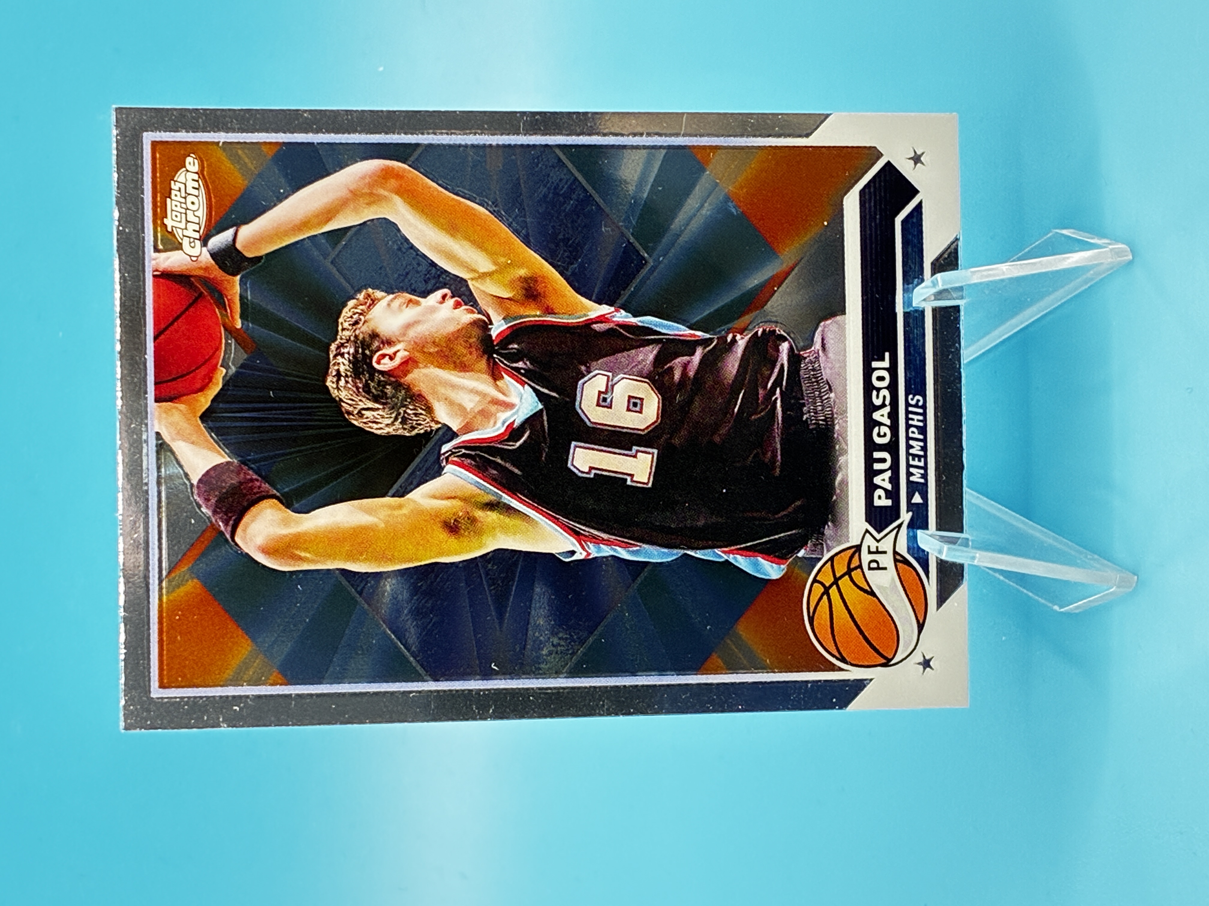 2024 Topps Chrome Pau Gasol #179 Memphis Grizzlies – Vorderseite