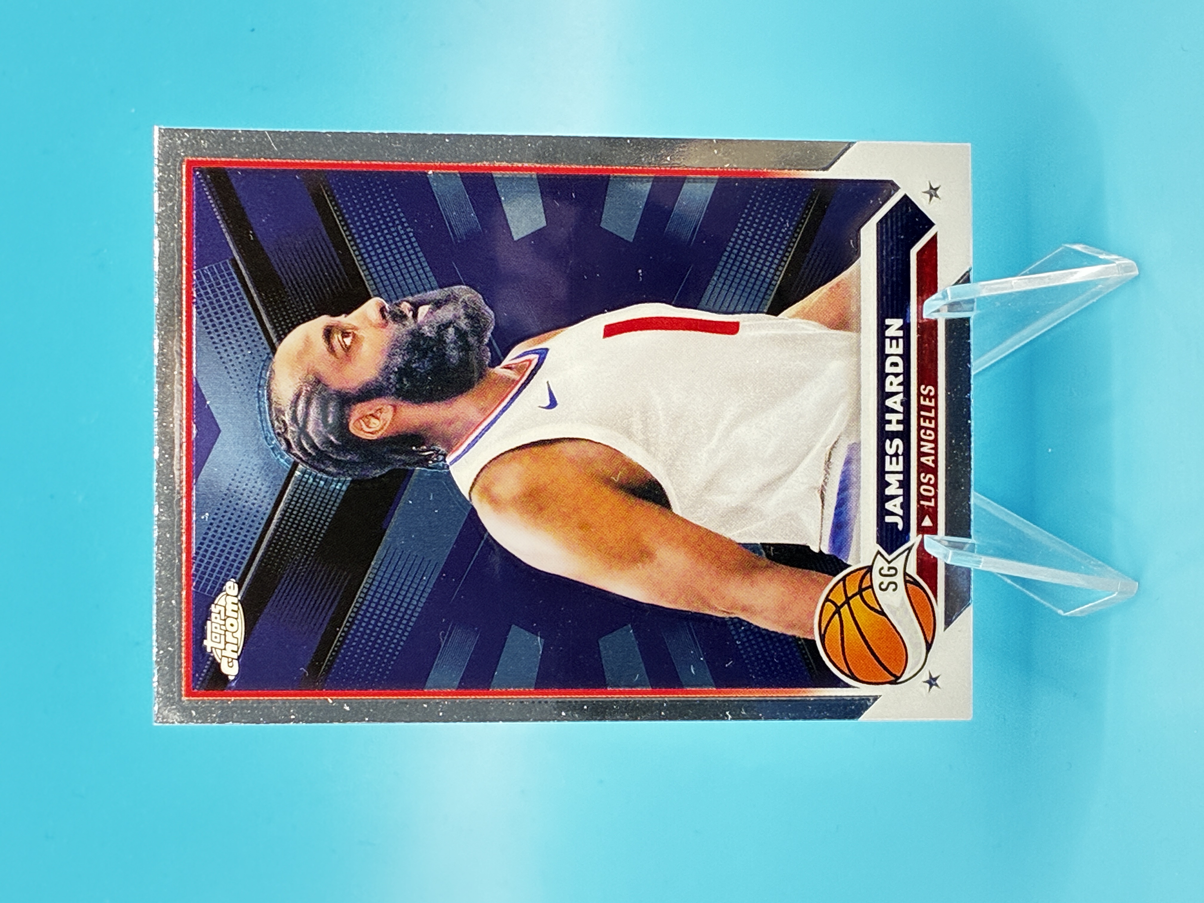 2023/2024 Topps Chrome James Harden #31 Los Angeles Clippers – Vorderseite