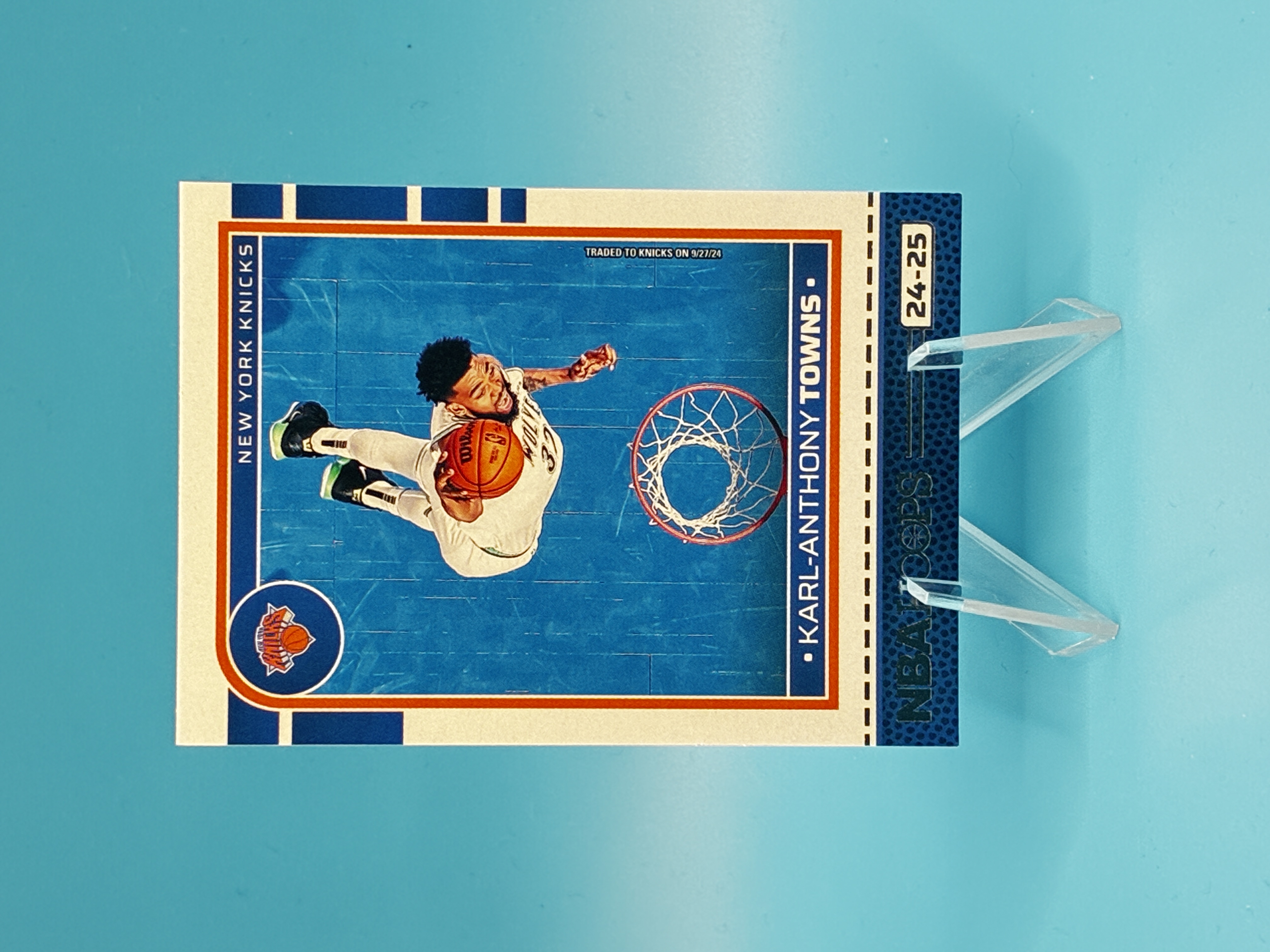 2024/2025 Panini Hoops Karl-Anthony Towns #5 New York Knicks – Vorderseite