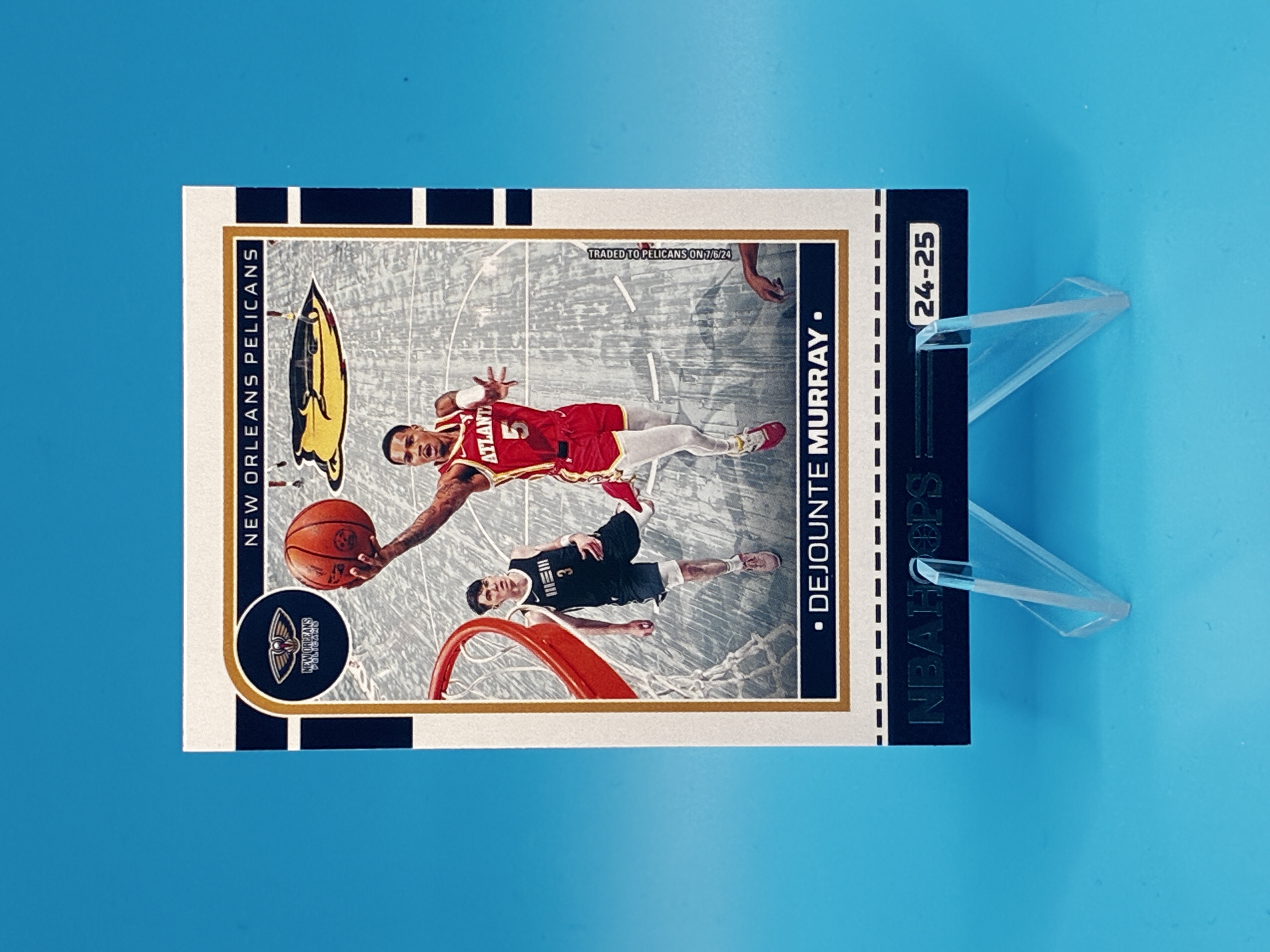 2024/2025 Panini Hoops Dejounte Murray #27 New Orleans Pelicans – Vorderseite