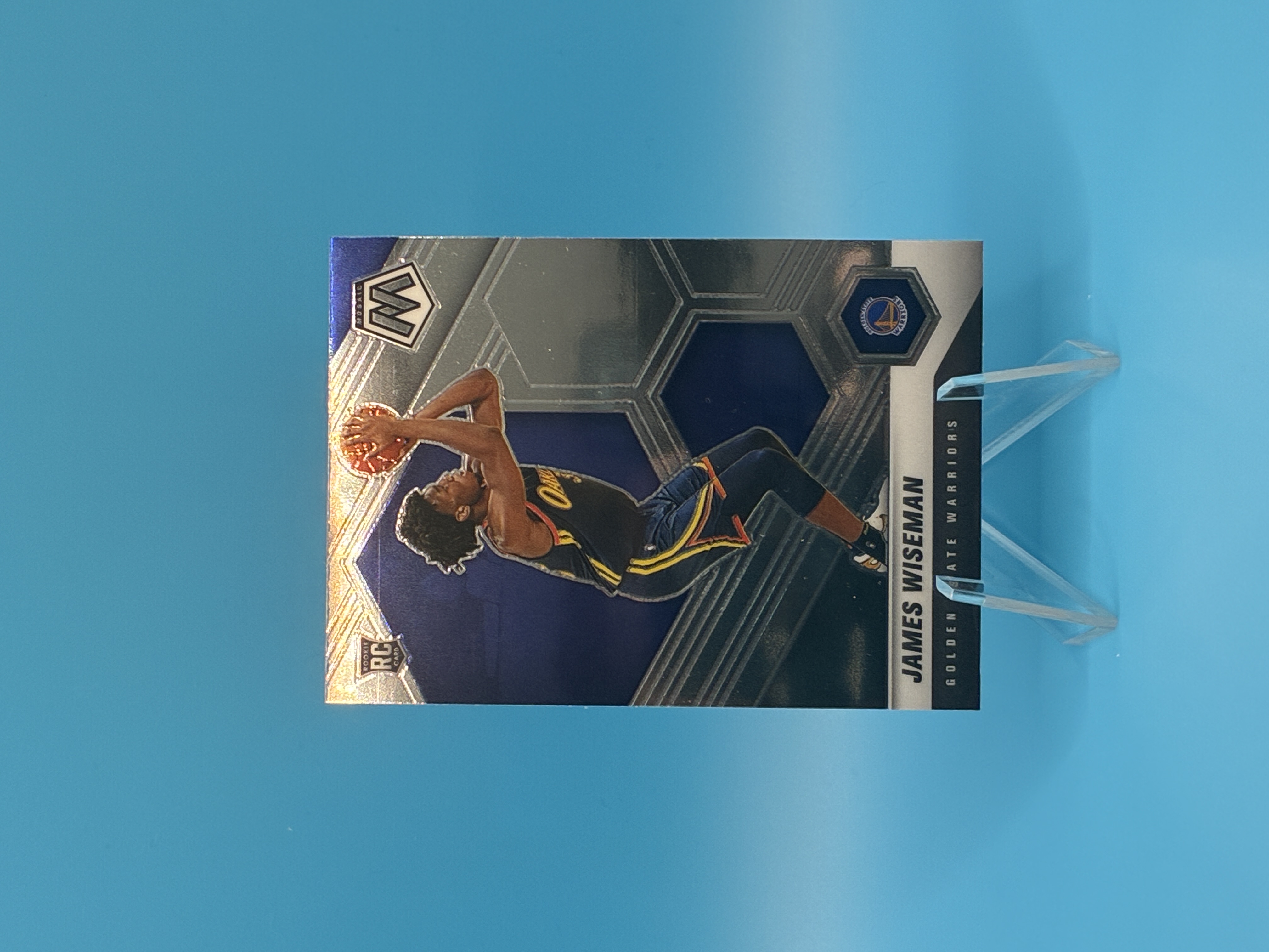 2020/2021 Panini Mosaic James Wiseman #205 Golden State Warriors – Vorderseite