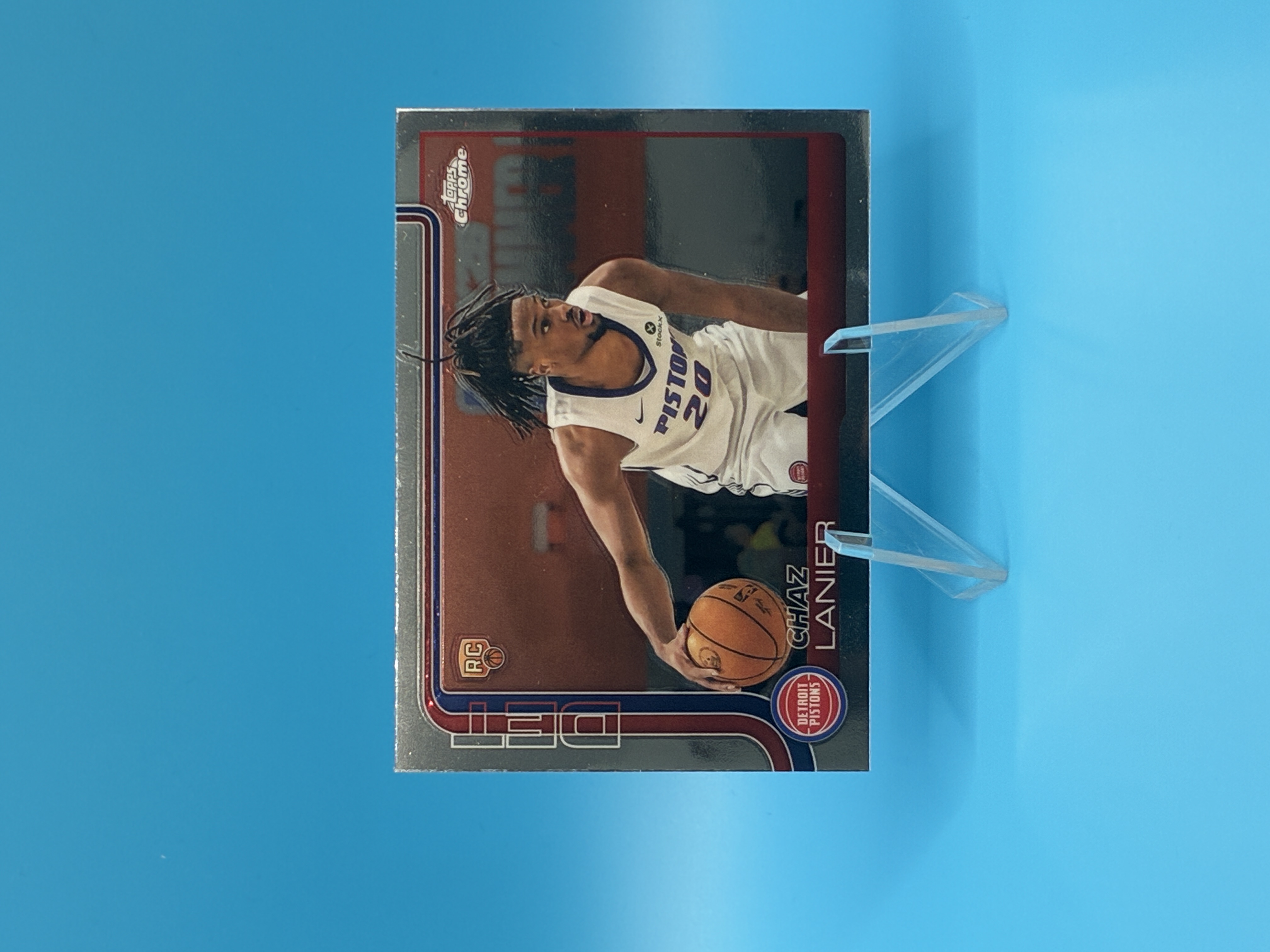 2025/2026 Topps Chrome Chaz Lanier #288 Detroit Pistons – Vorderseite