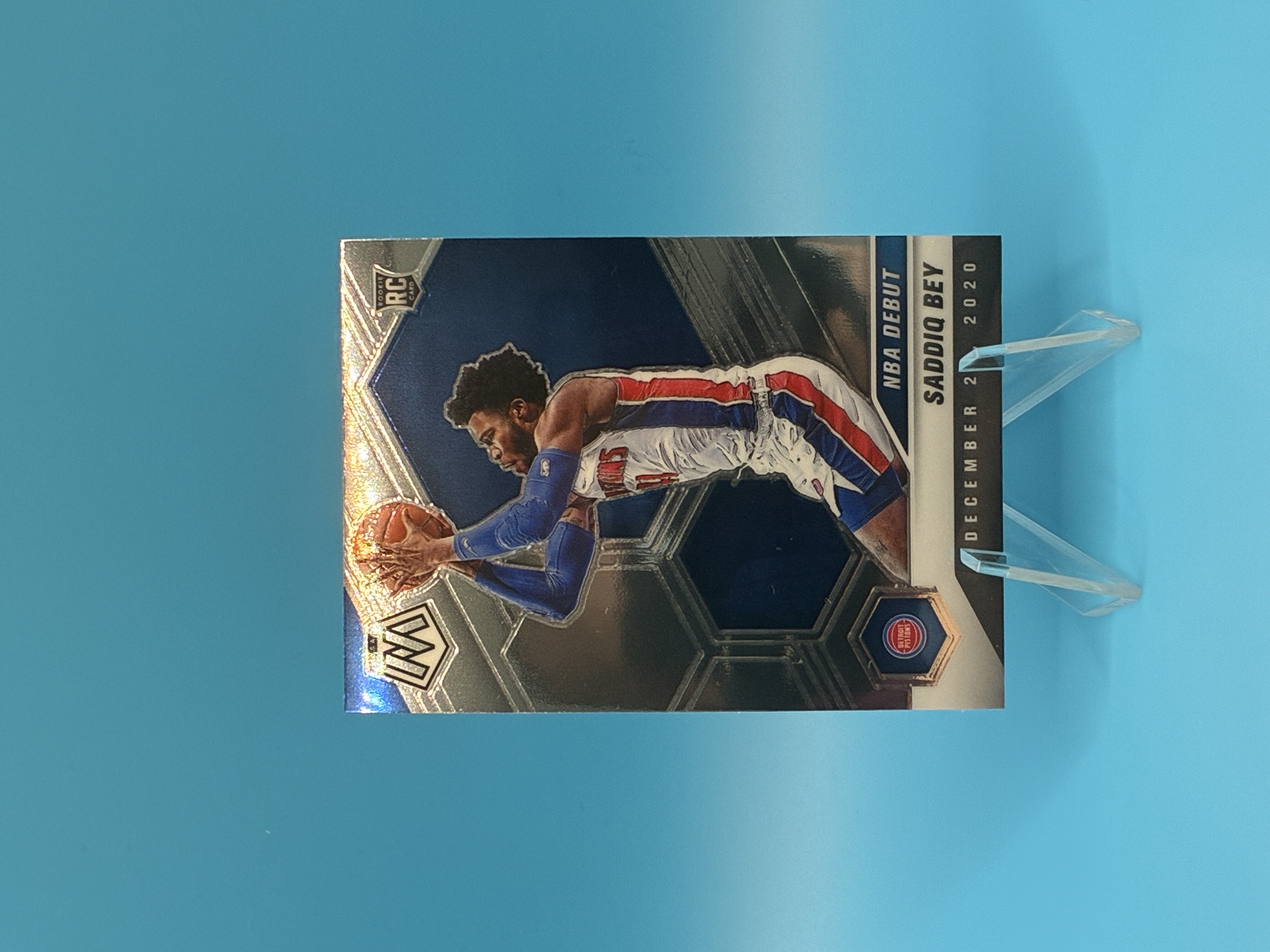 2020/2021 Panini Mosaic Saddiq Bey NBA Debut #276 Detroit Pistons – Vorderseite