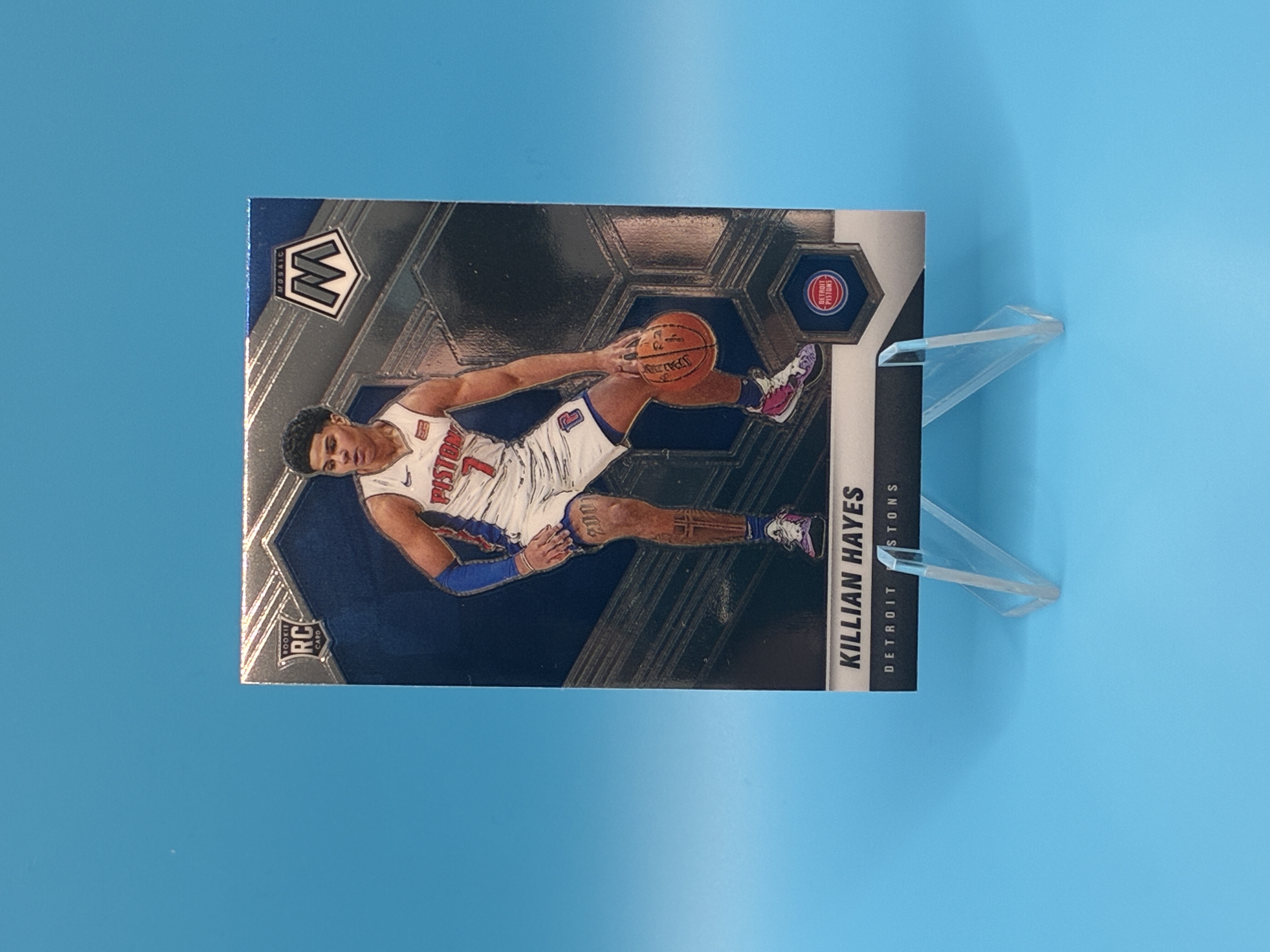 2020/2021 Panini Mosaic Killian Hayes #222 Detroit Pistons – Vorderseite