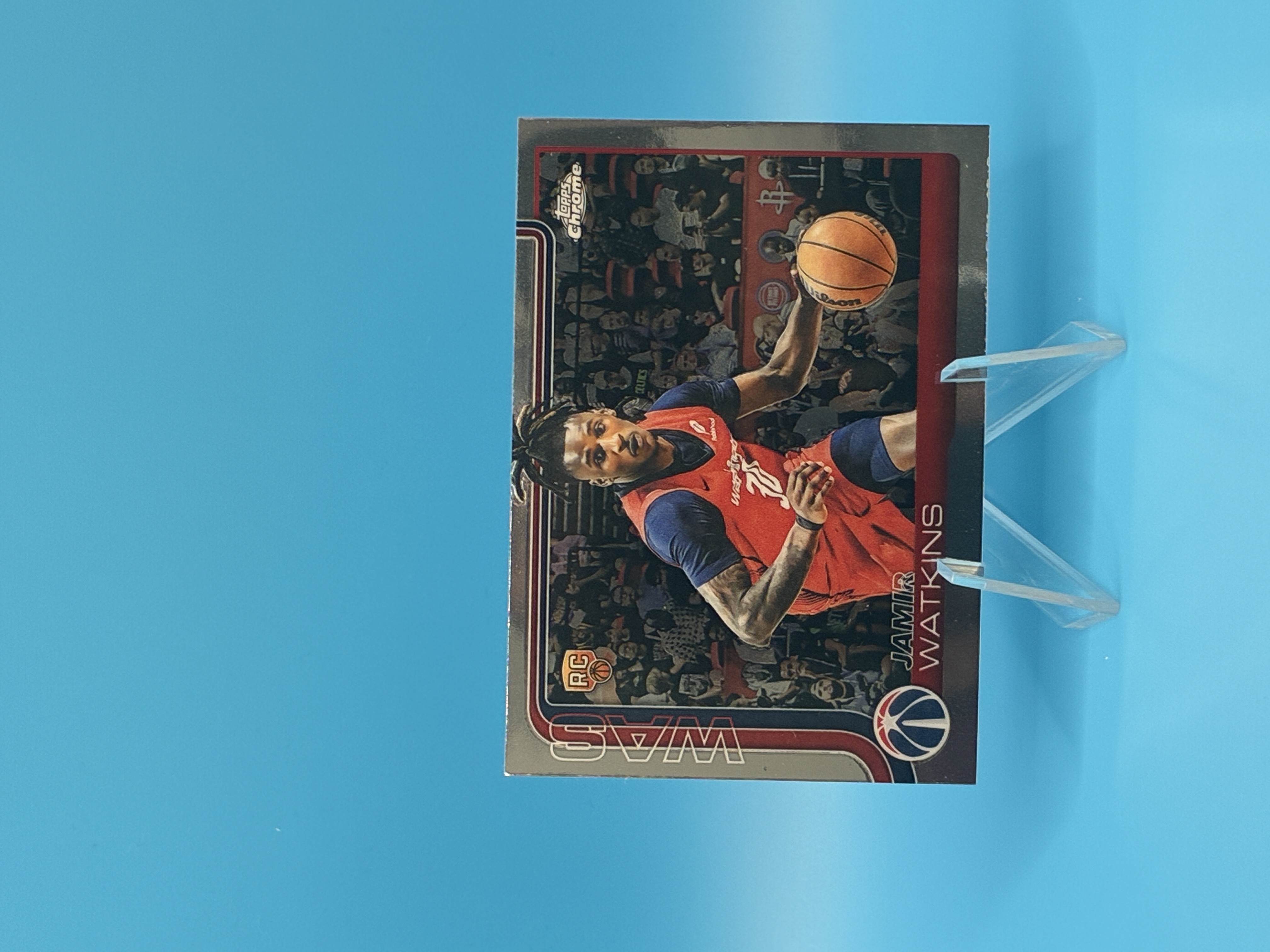 2025 Topps Chrome Jamir Watkins #294 Washington Wizards – Vorderseite