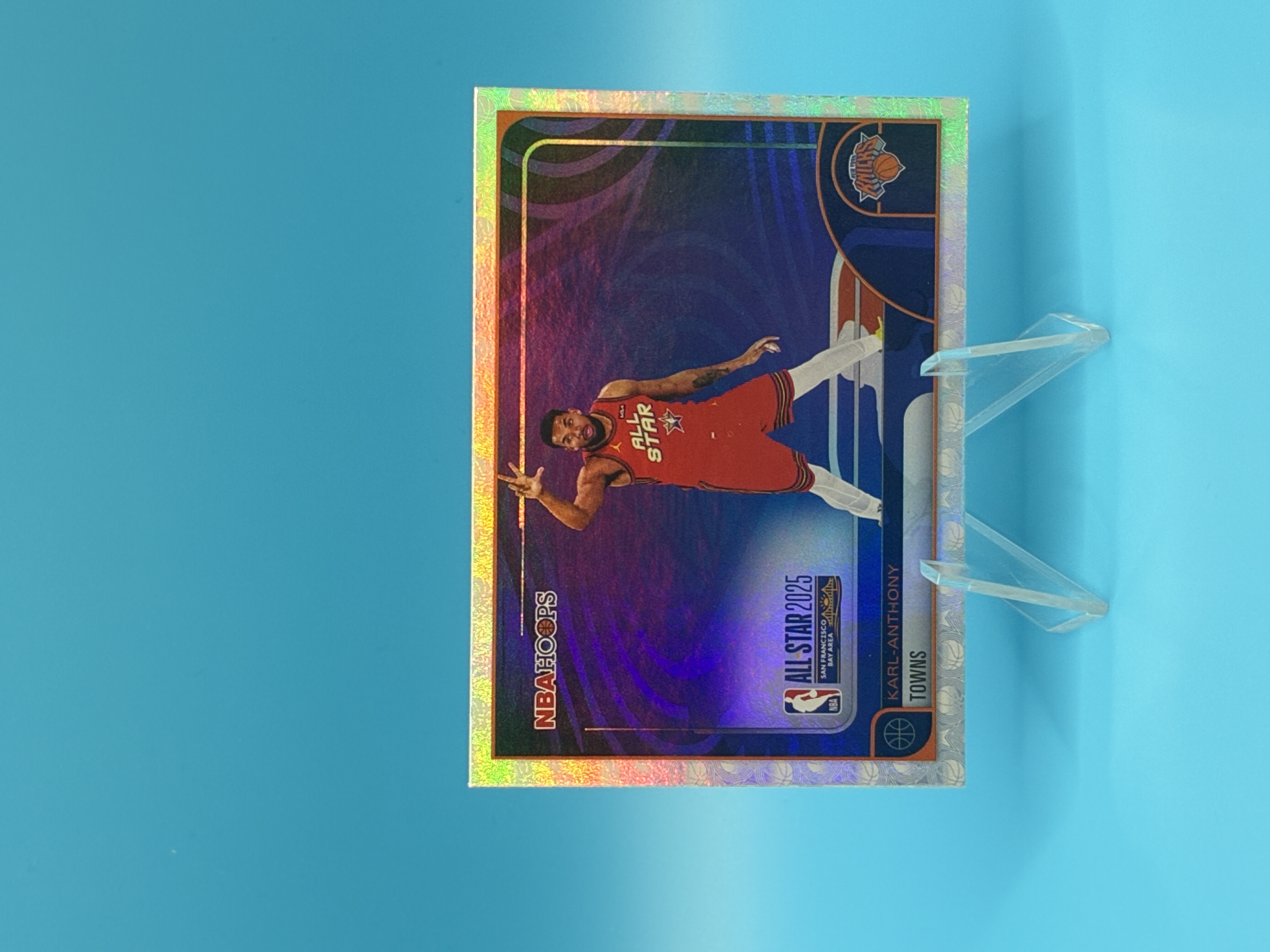 2024/2025 Topps Hoops Karl-Anthony Towns All Star 2025 #292 New York Knicks – Vorderseite
