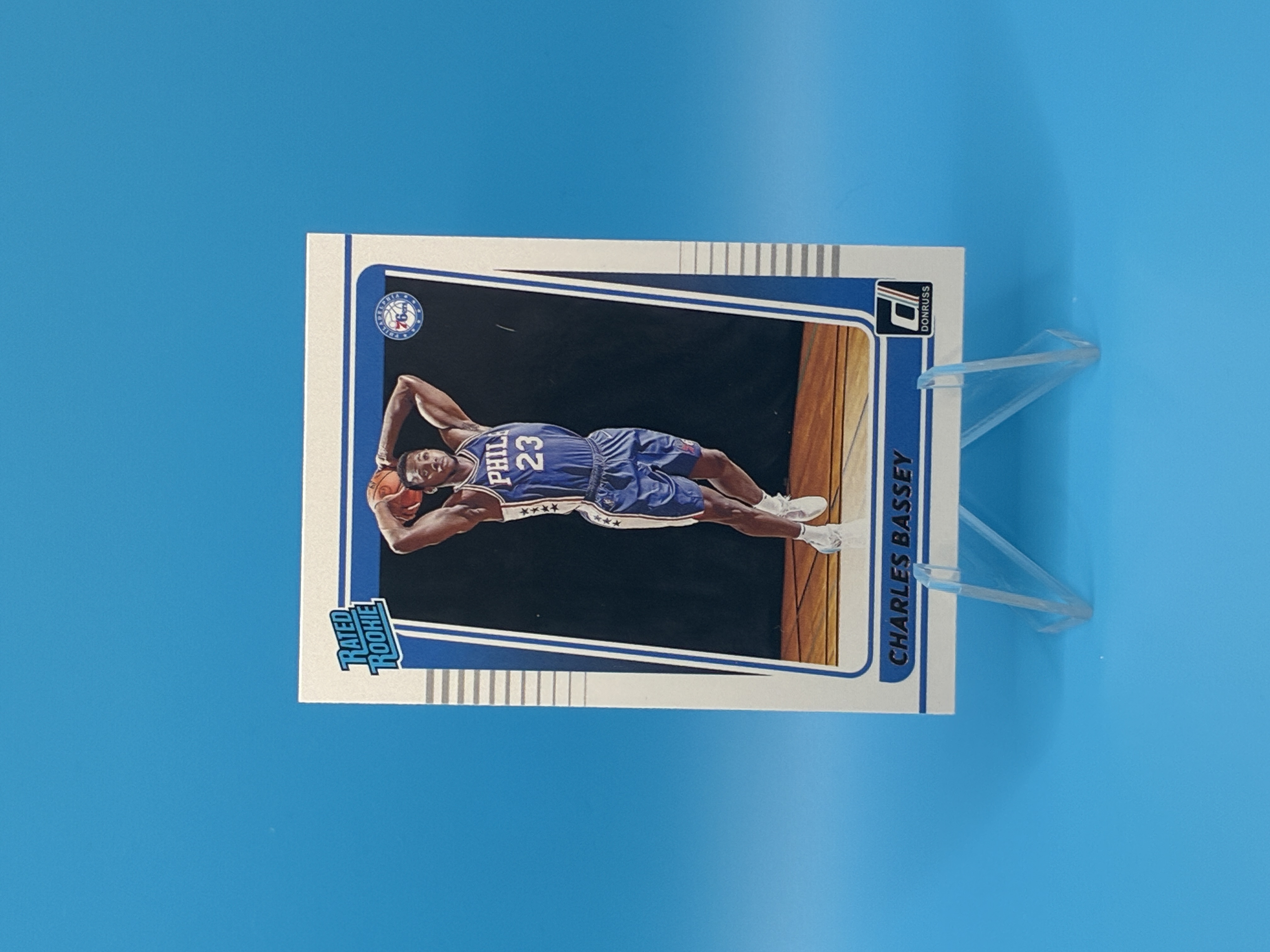 2021/2022 Panini Donruss Charles Bassey #213 Philadelphia 76ers – Vorderseite