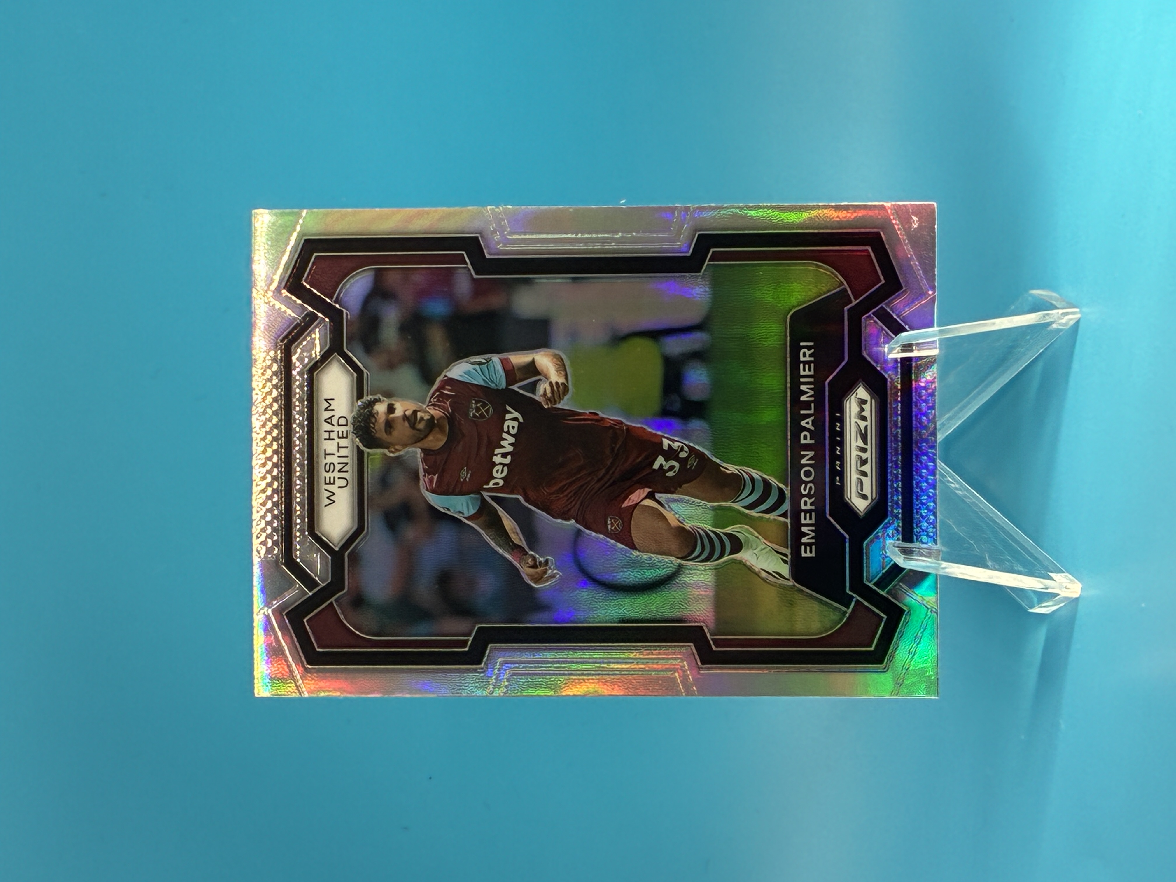 2023/2024 Panini Prizm Emerson Palmieri Silver #224 West Ham United – Vorderseite