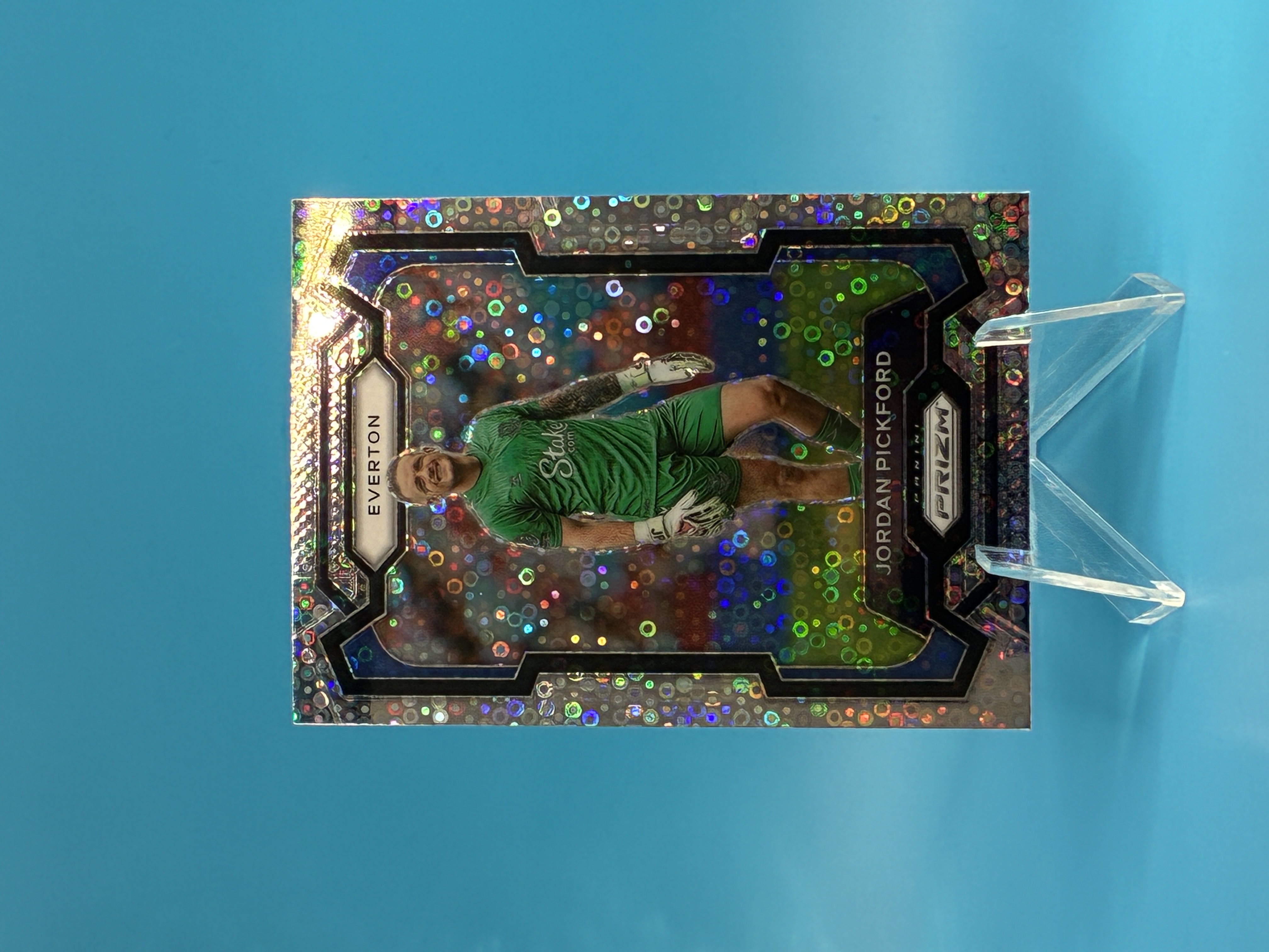 2023/2024 Panini Prizm Jordan Pickford Disco #255 Everton – Vorderseite