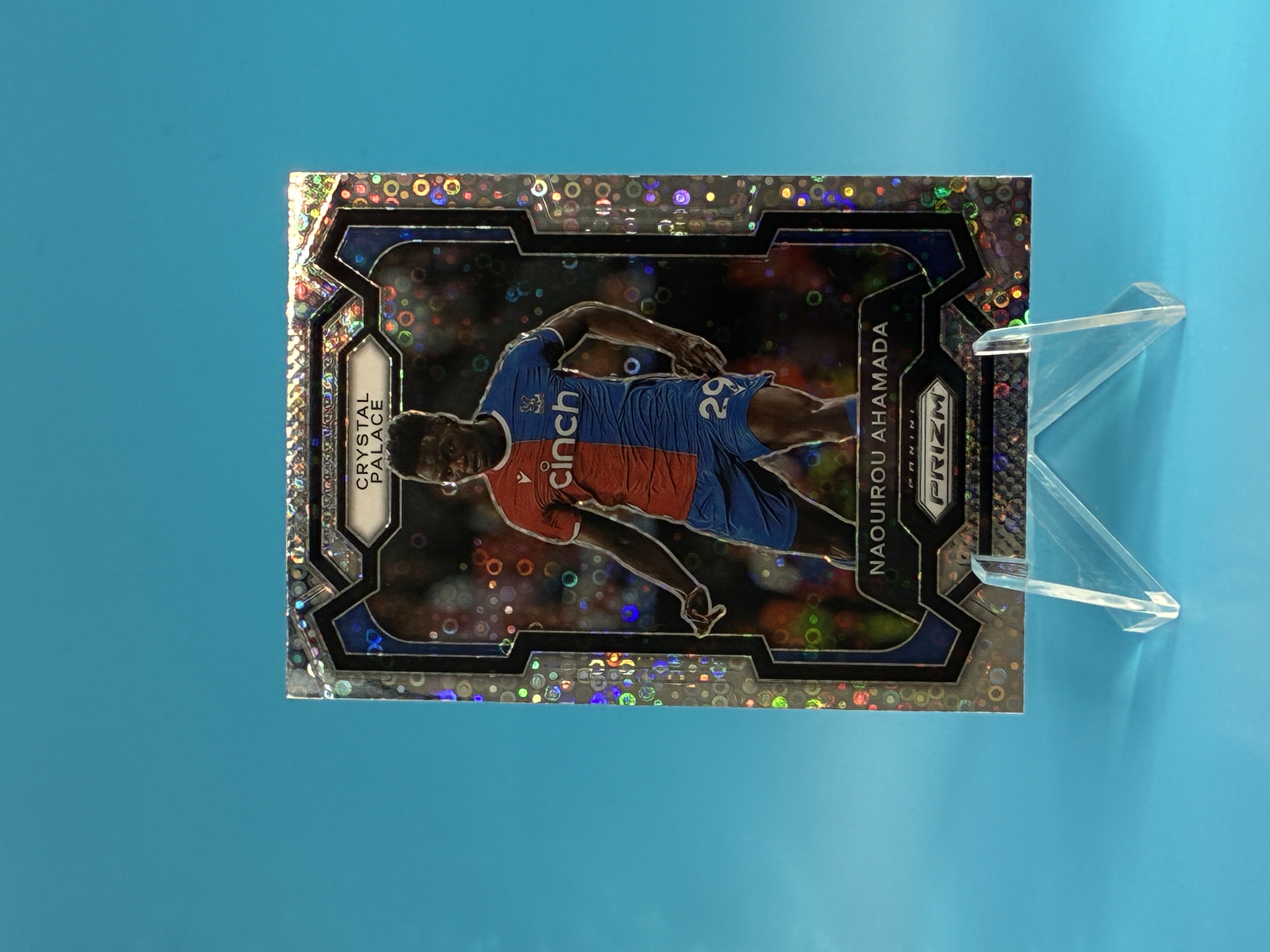 2022/2023 Panini Prizm Naouirou Ahamada Disco #175 Crystal Palace – Vorderseite