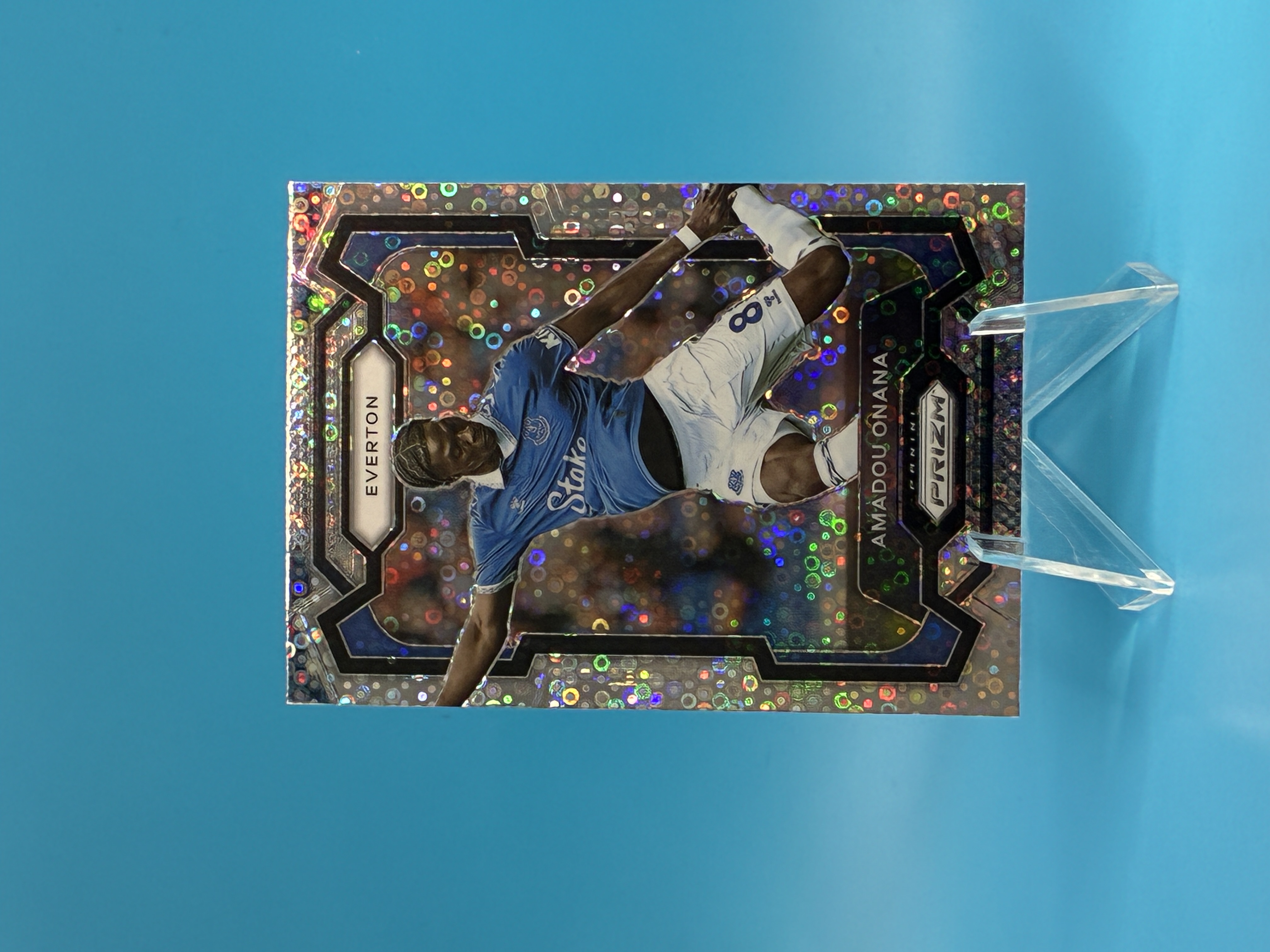 2022/2023 Panini Prizm Amadou Onana Disco #253 Everton – Vorderseite