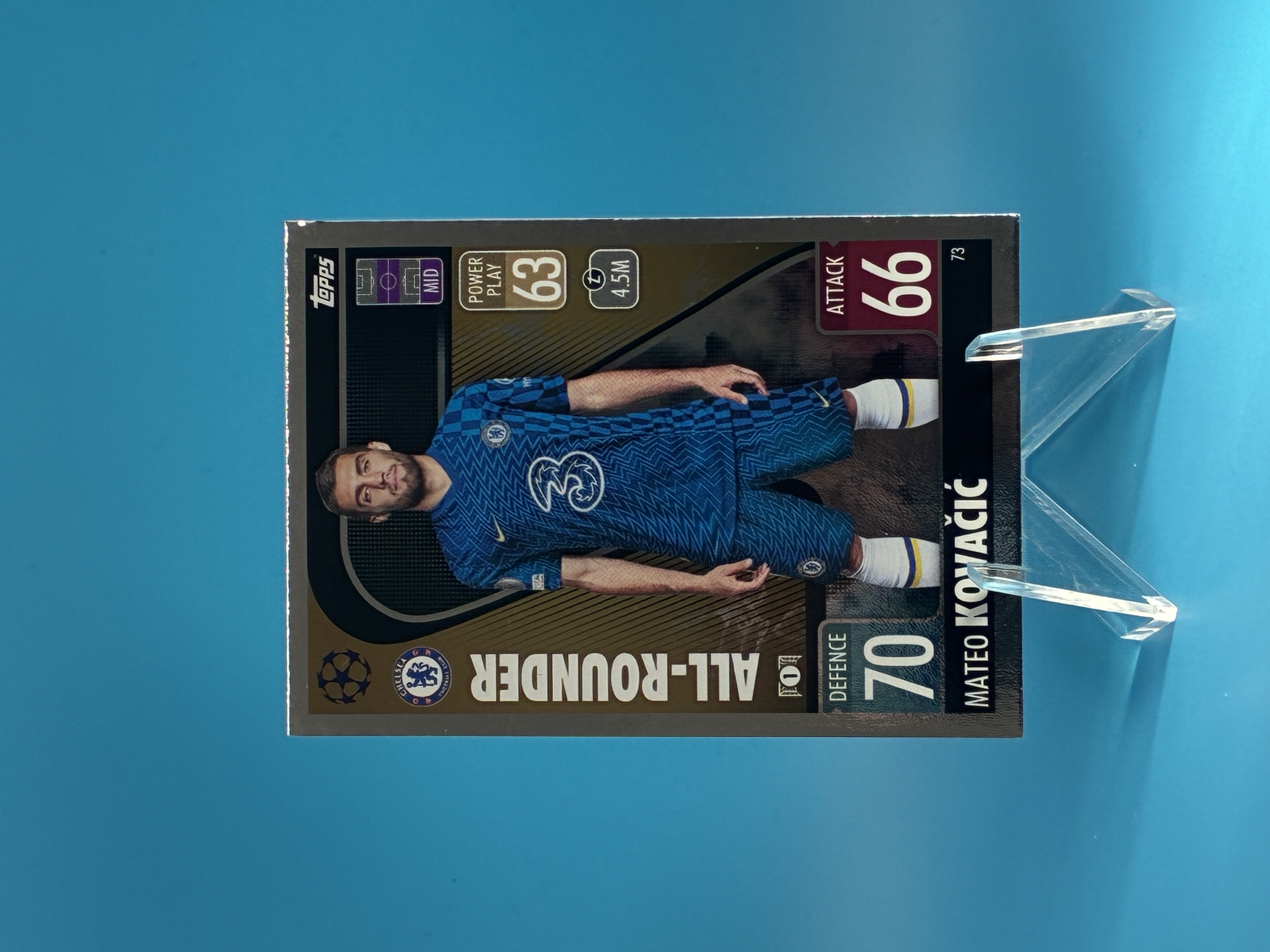 2021/2022 Topps Match Attax Mateo Kovačić All-Rounder #73 Chelsea FC – Vorderseite