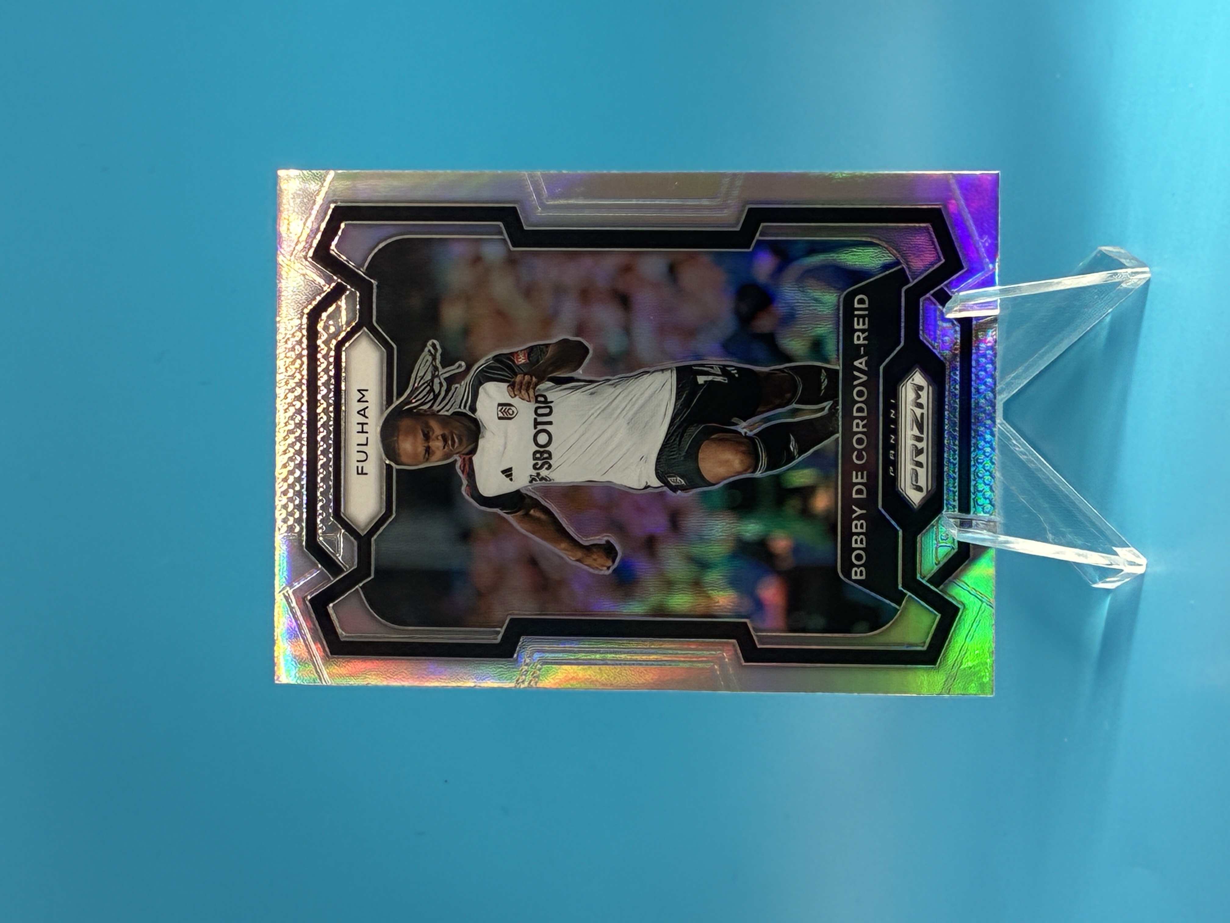 2023/2024 Panini Prizm Bobby De Cordova-Reid Silver #160 Fulham – Vorderseite