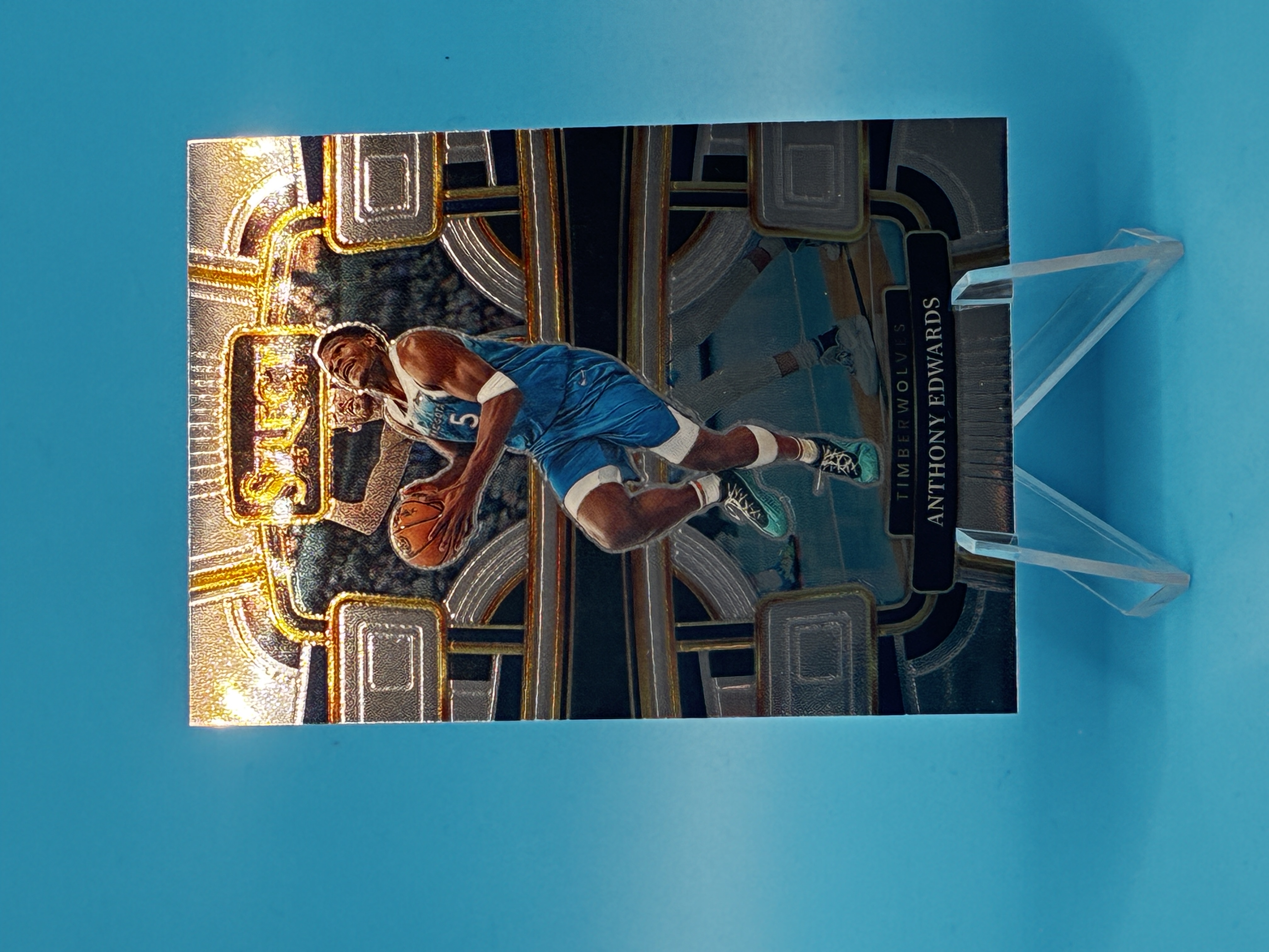 2023/2024 Panini Select Anthony Edwards Concourse #37 Minnesota Timberwolves – Vorderseite