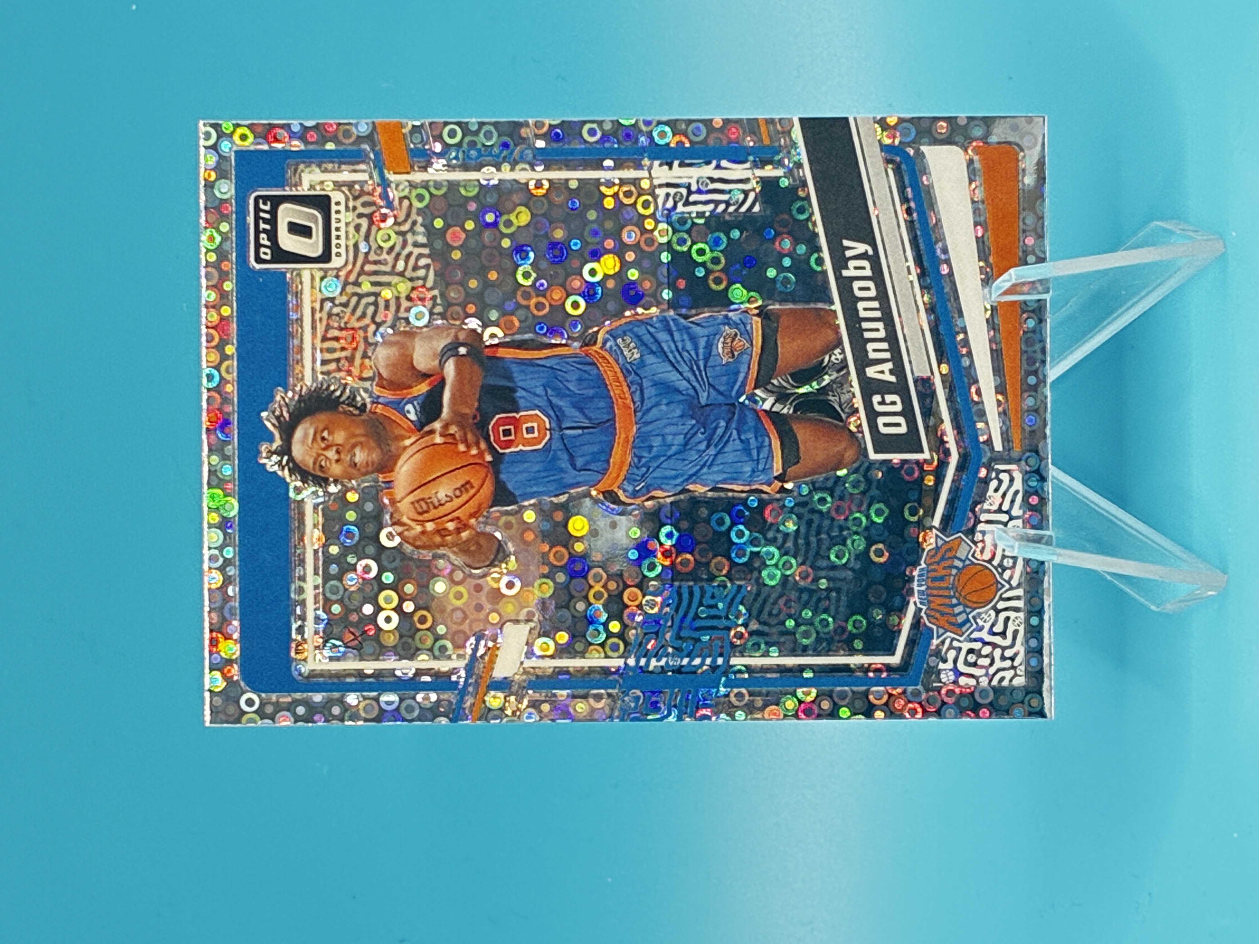 2023/2024 Panini Optic OG Anunoby Fast Break #191 New York Knicks – Vorderseite