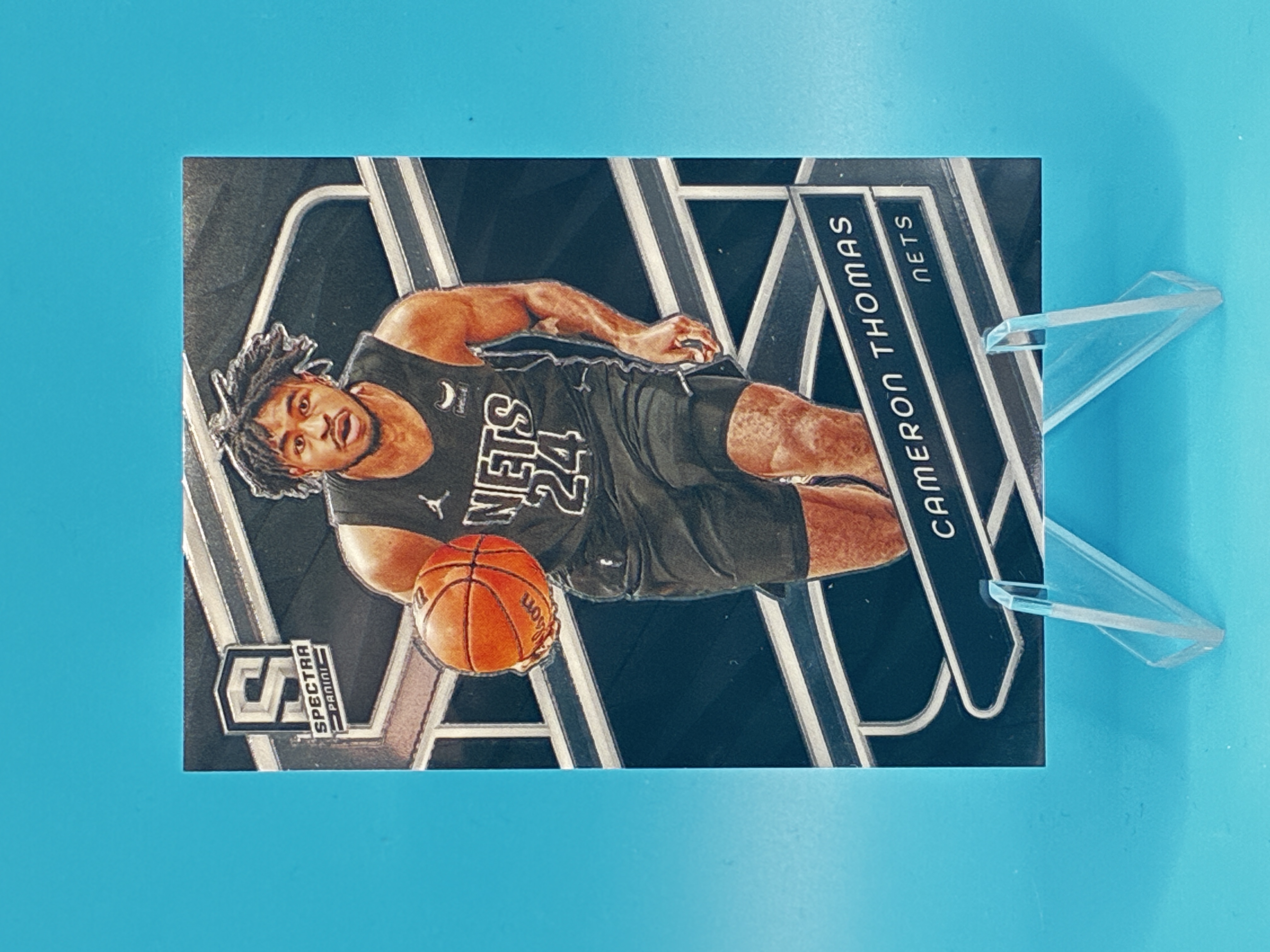 2023/2024 Panini Spectra Cameron Thomas #48 Brooklyn Nets – Vorderseite