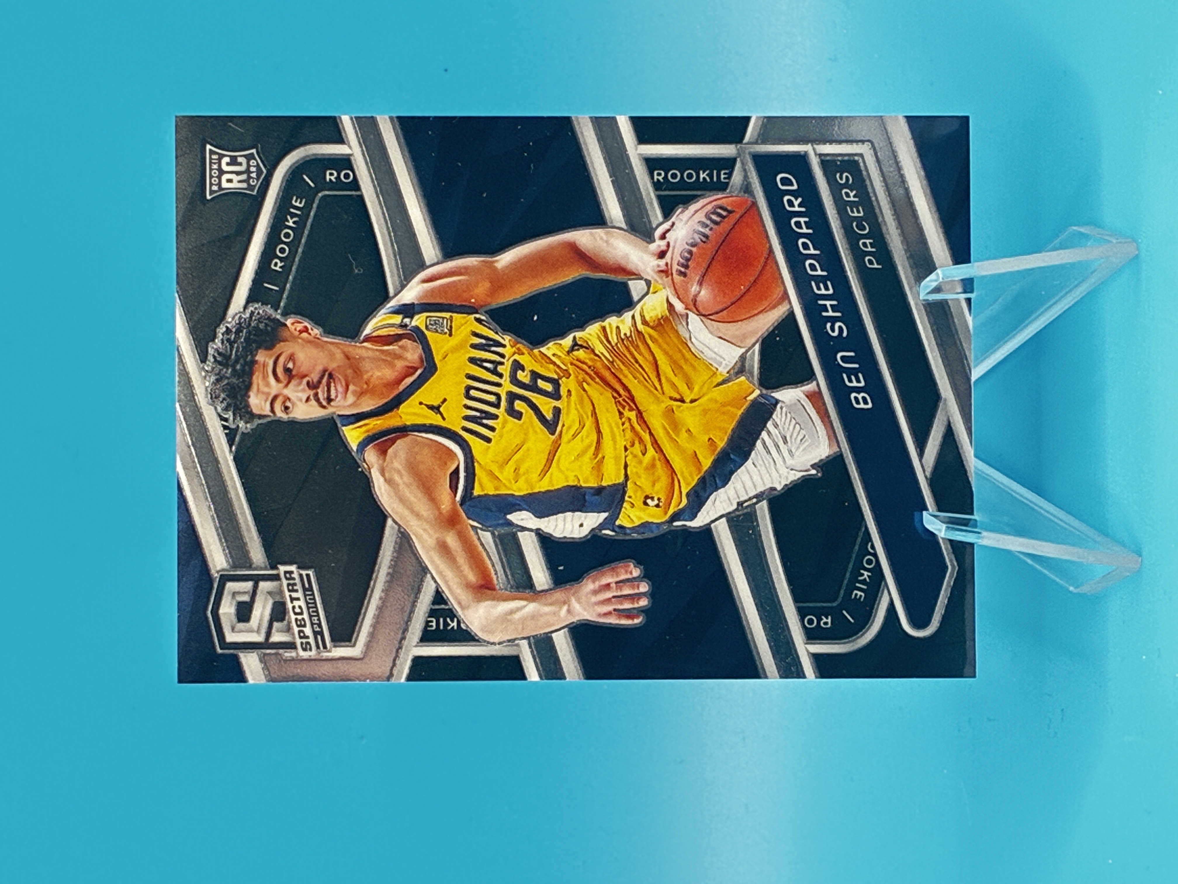2023/2024 Panini Spectra Basketball Ben Sheppard #129 Indiana Pacers – Vorderseite