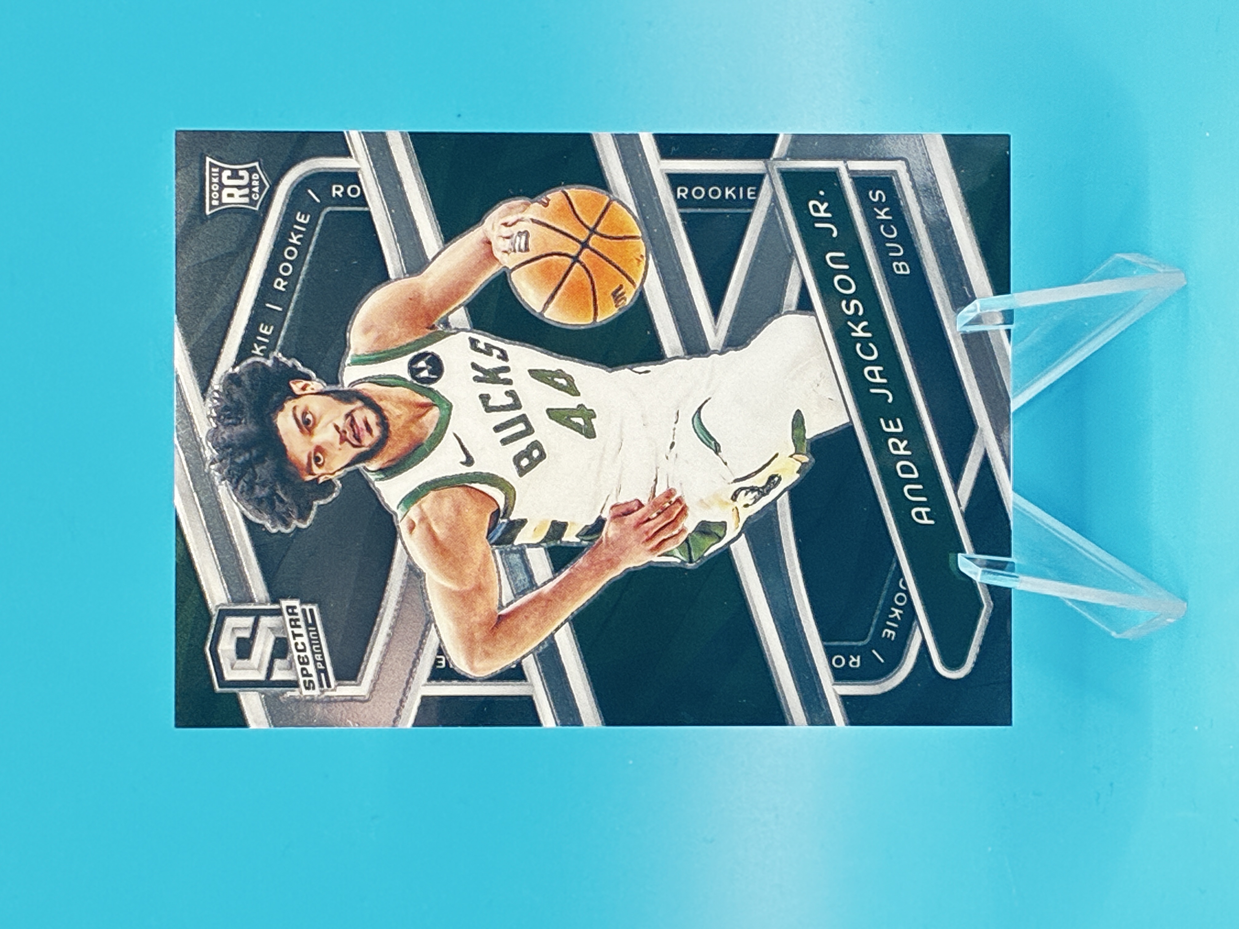 2023/2024 Panini Spectra Andre Jackson Jr. #132 Milwaukee Bucks – Vorderseite