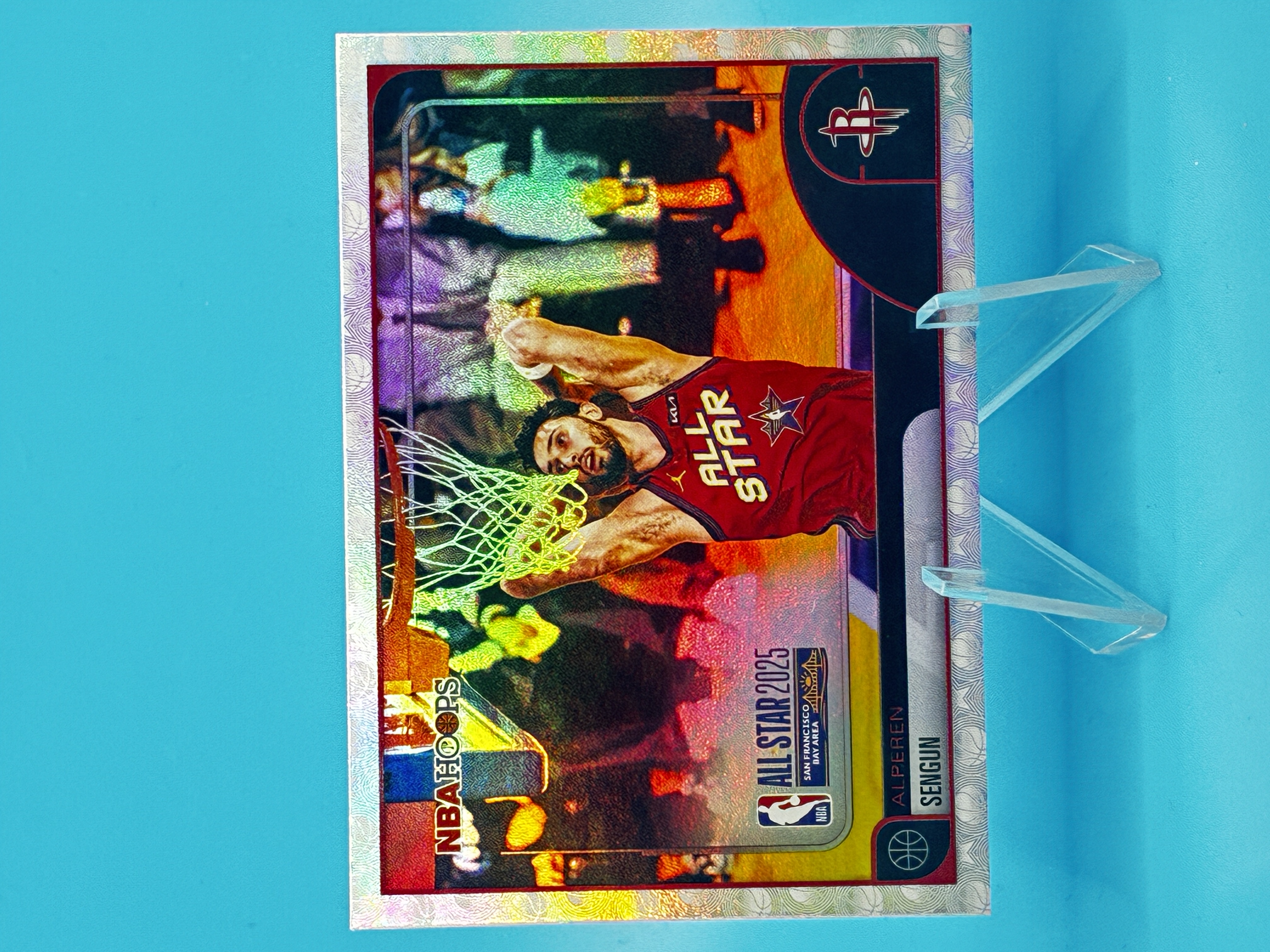 2025/2026 Topps NBA Hoops Alperen Sengun All-Star 2025 #291 Houston Rockets – Vorderseite