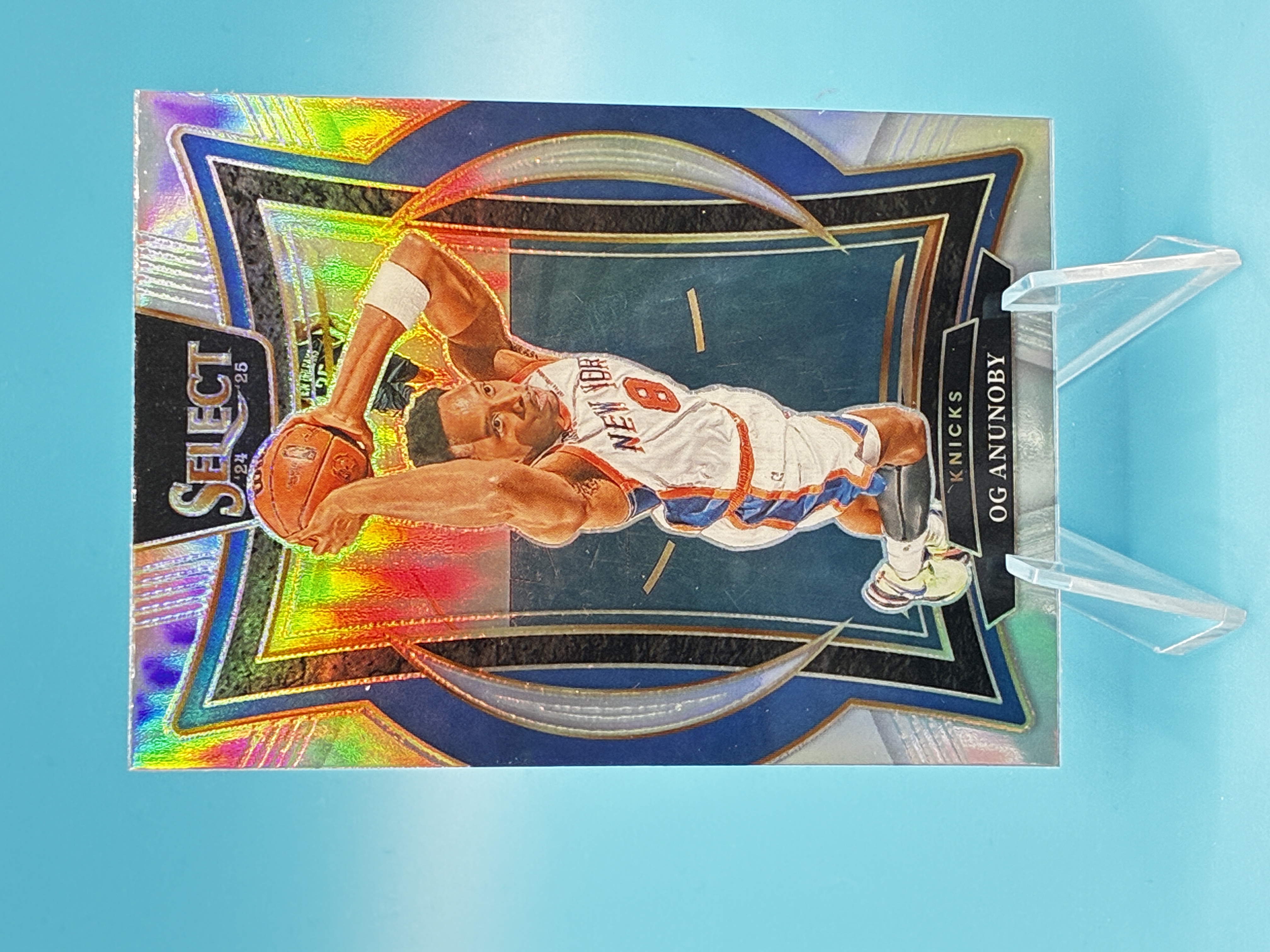 2024/2025 Panini Select OG Anunoby Silver Concourse #11 New York Knicks – Vorderseite