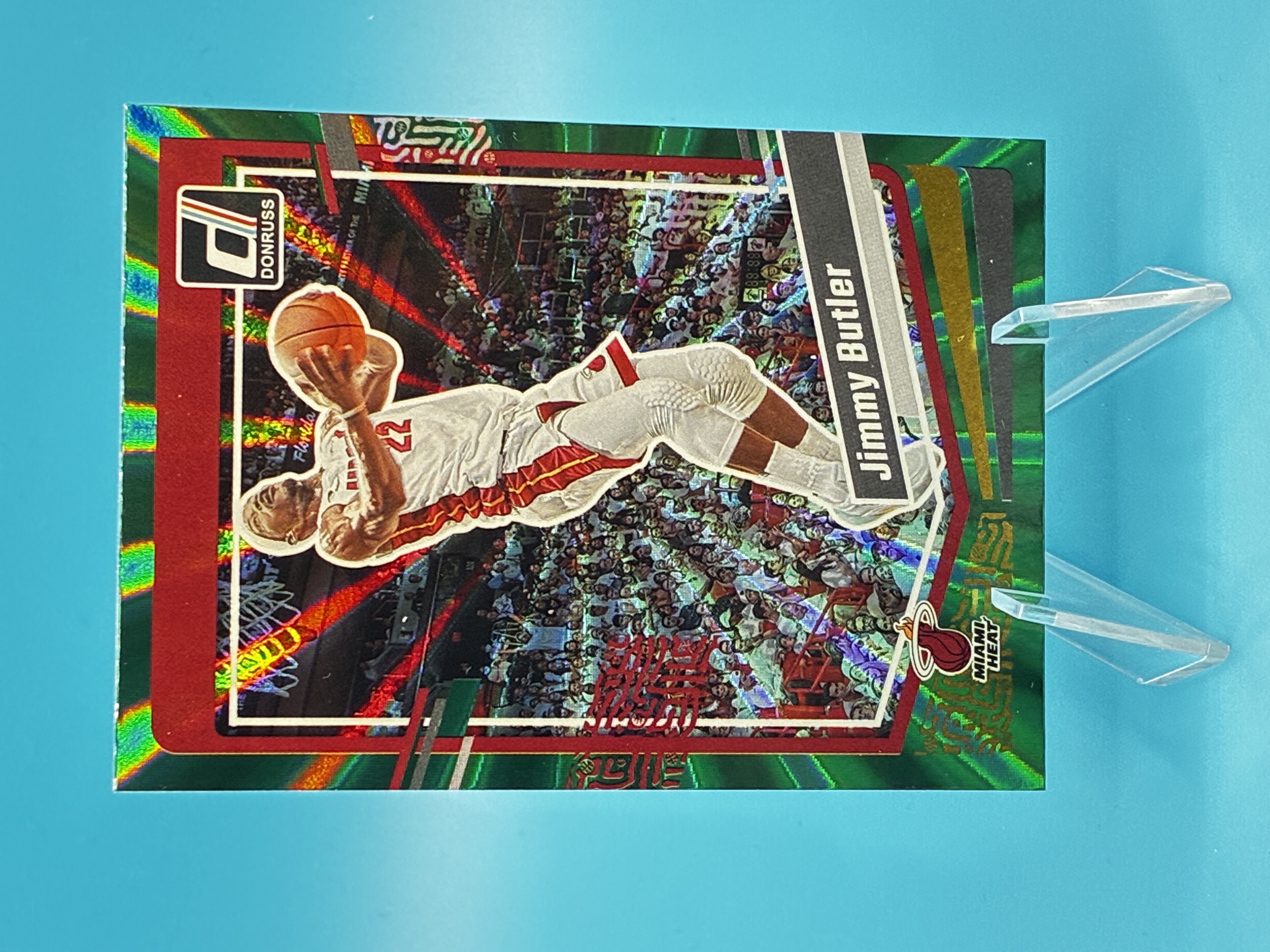 2023/2024 Panini Donruss Jimmy Butler Green Laser #64 Miami Heat – Vorderseite