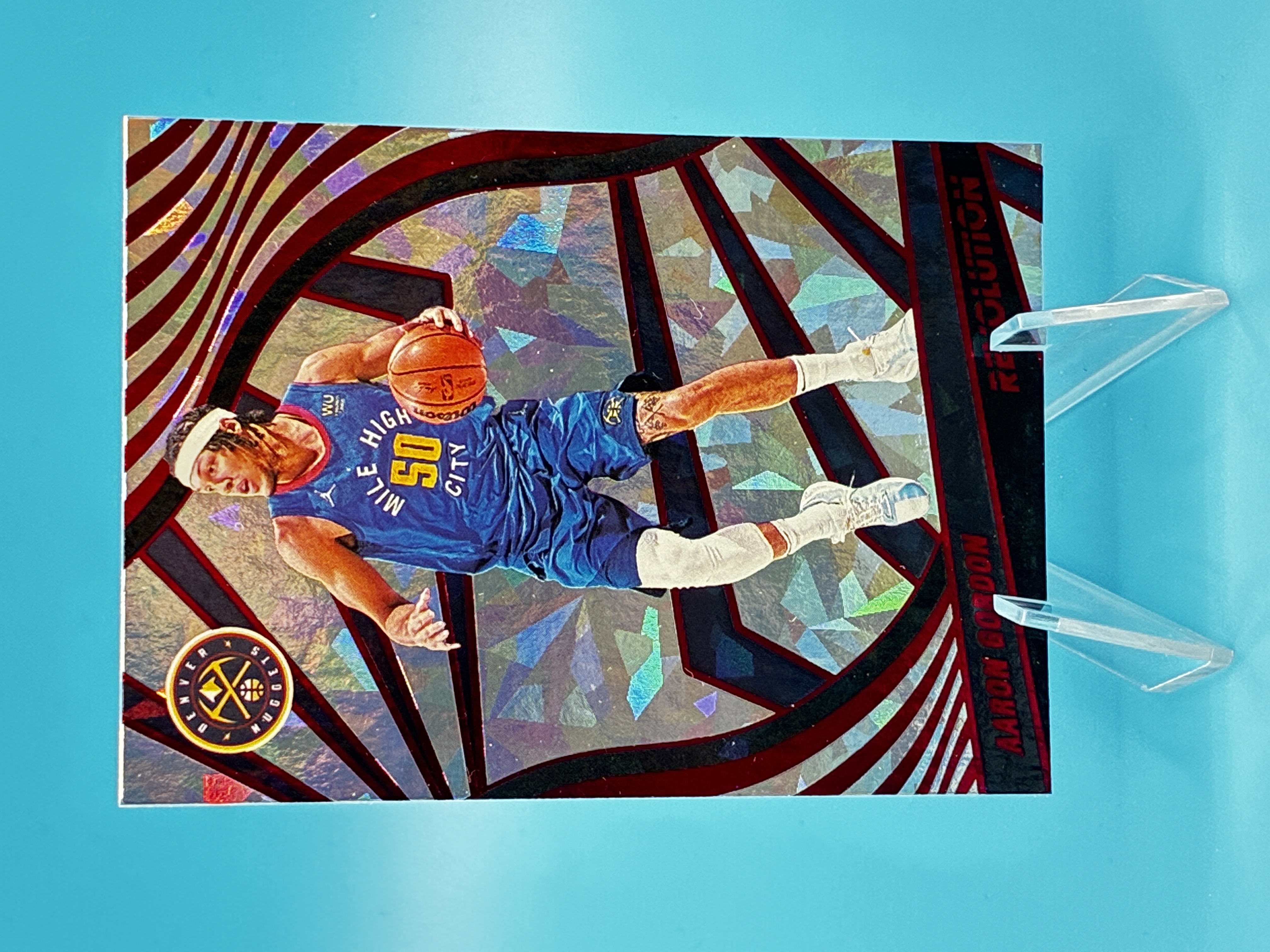 2021/2022 Panini Revolution Aaron Gordon New Year #2 Denver Nuggets – Vorderseite