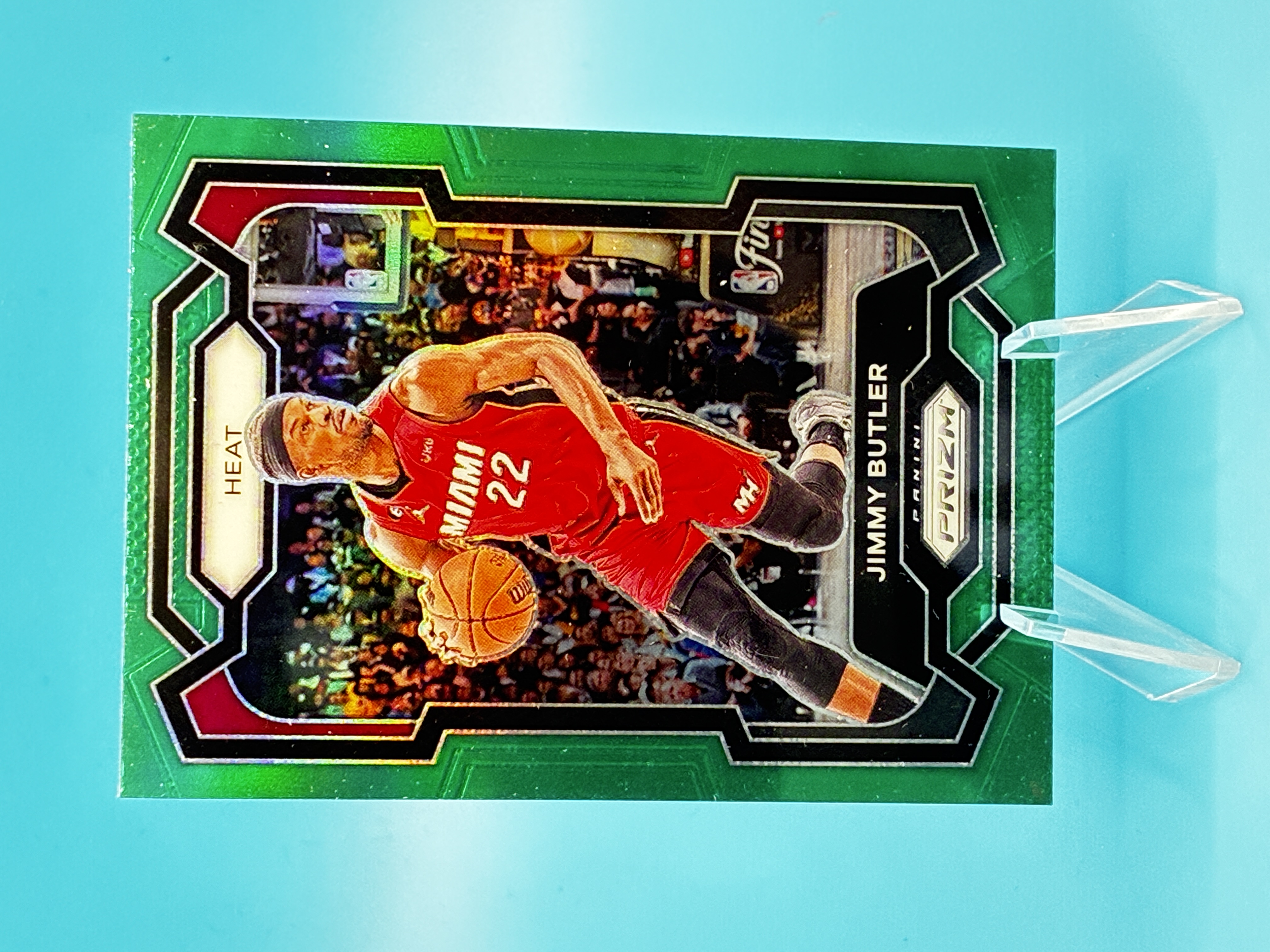 2023/2024 Panini Prizm Jimmy Butler Green #118 Miami Heat – Vorderseite