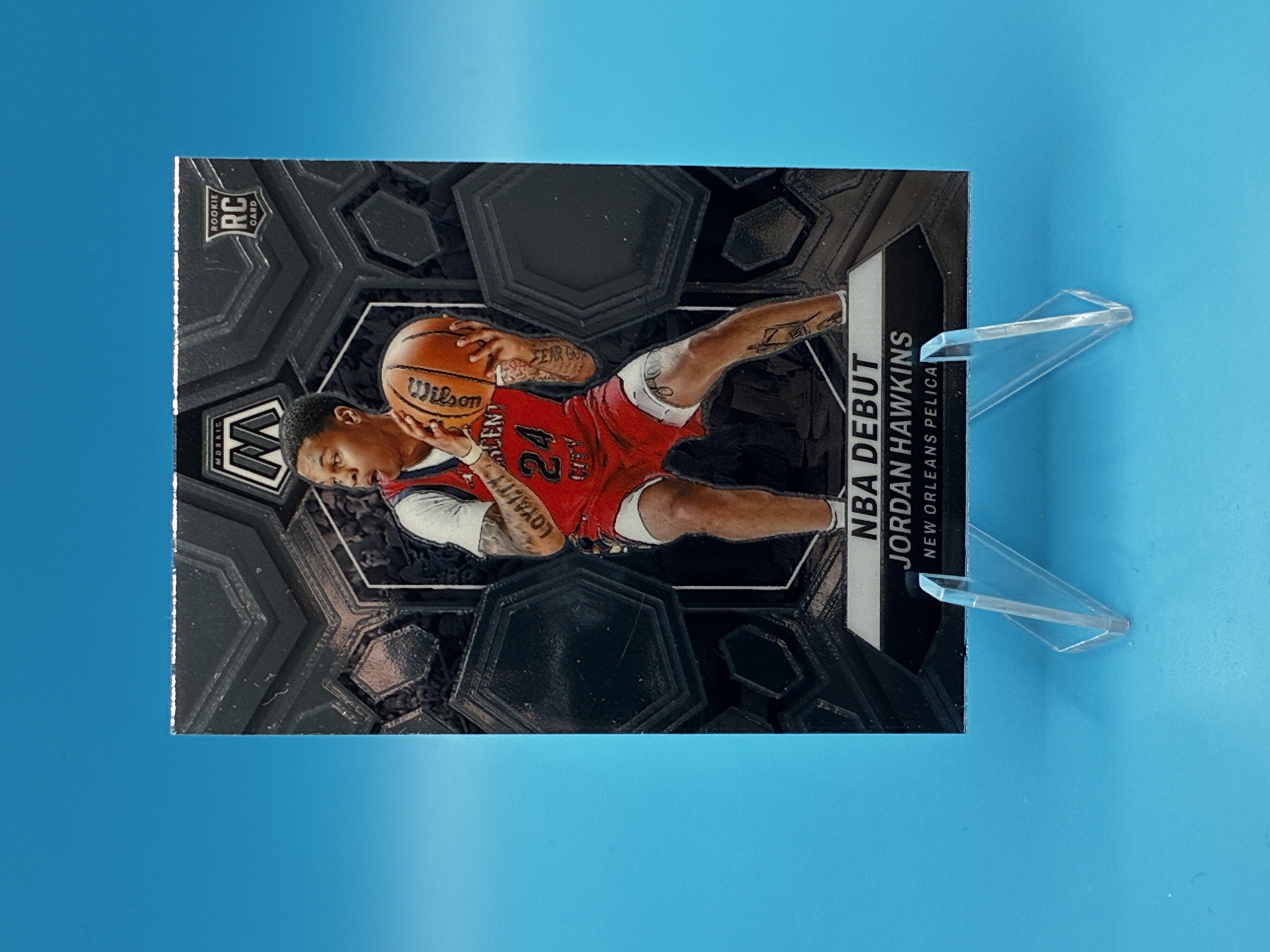 2023/2024 Panini Mosaic Jordan Hawkins NBA Debut #253 New Orleans Pelicans – Vorderseite