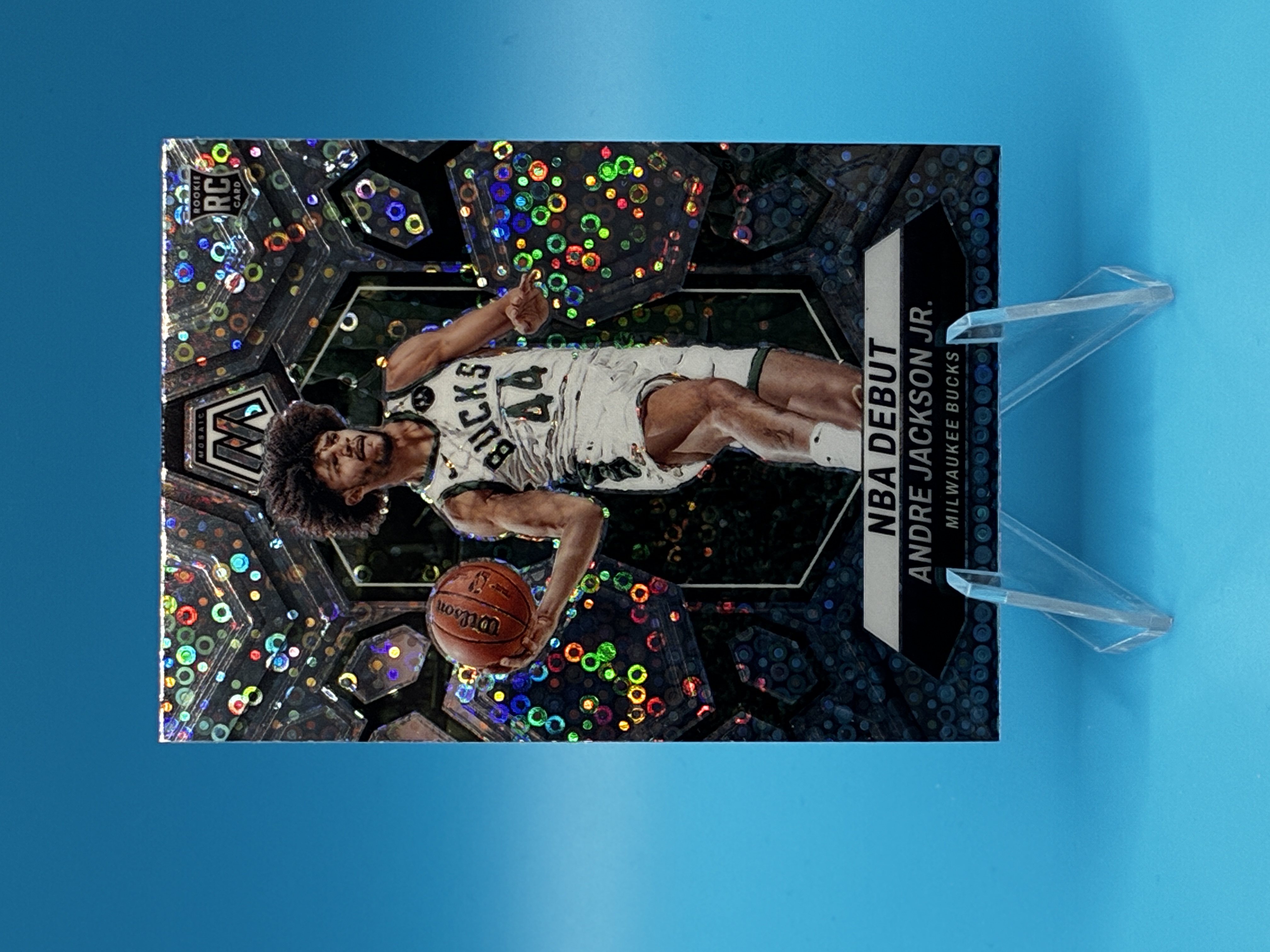 2023/2024 Panini Mosaic Andre Jackson Jr. Fast Break NBA Debut #259 Milwaukee Bucks – Vorderseite