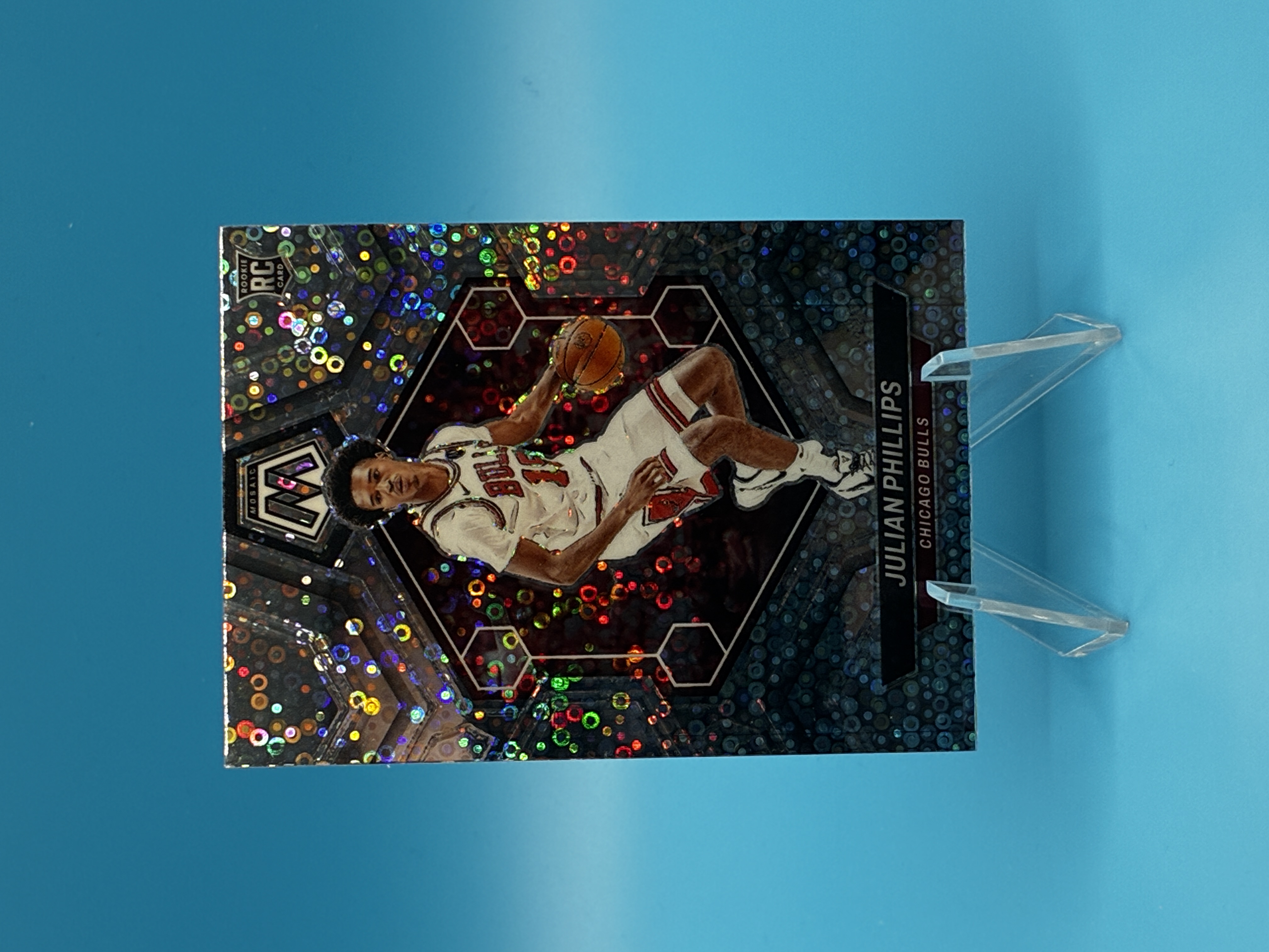 2023/2024 Panini Mosaic Julian Phillips Fast Break #224 Chicago Bulls – Vorderseite