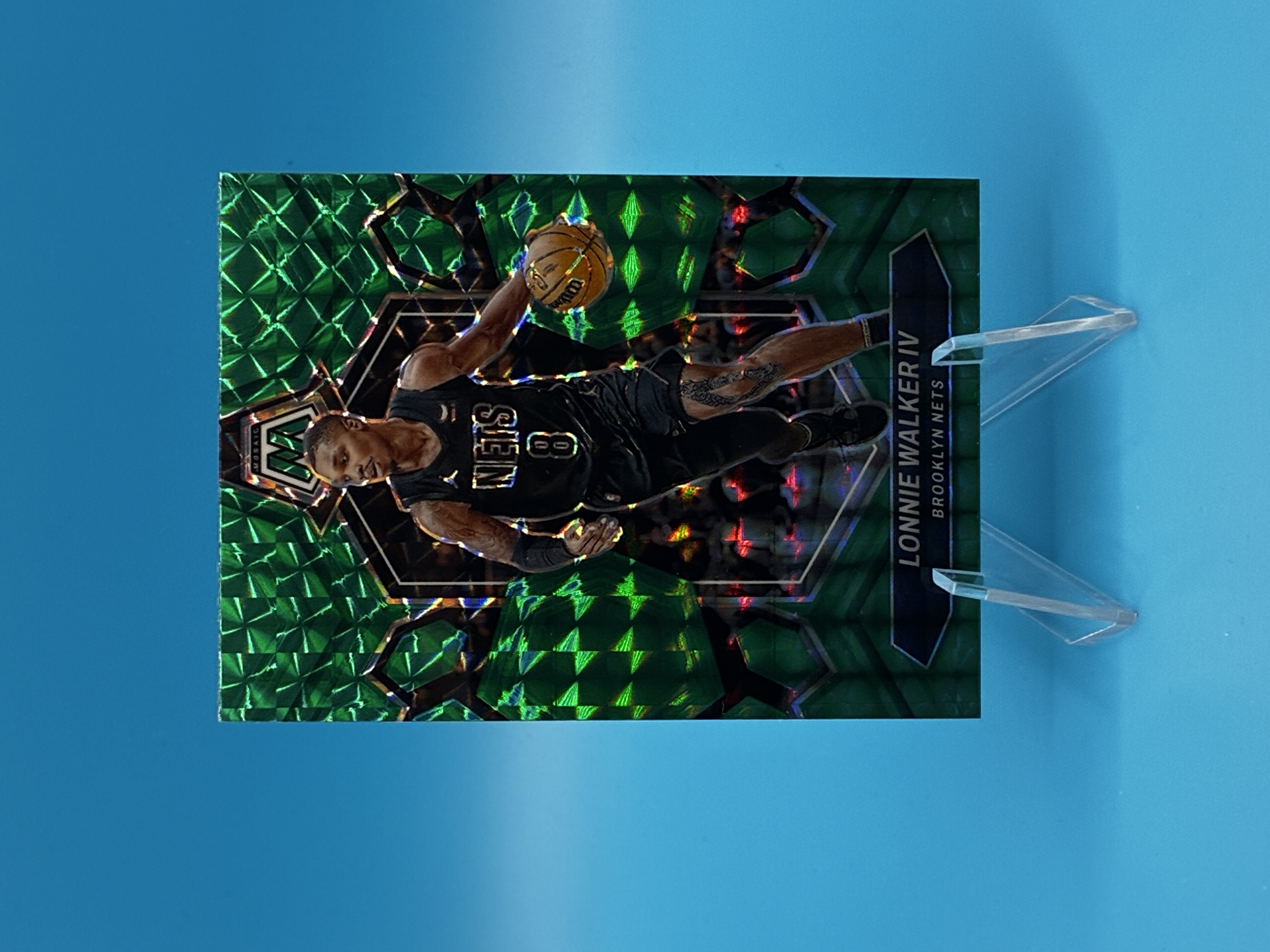2023/2024 Panini Mosaic Lonnie Walker IV Green #178 Brooklyn Nets – Vorderseite