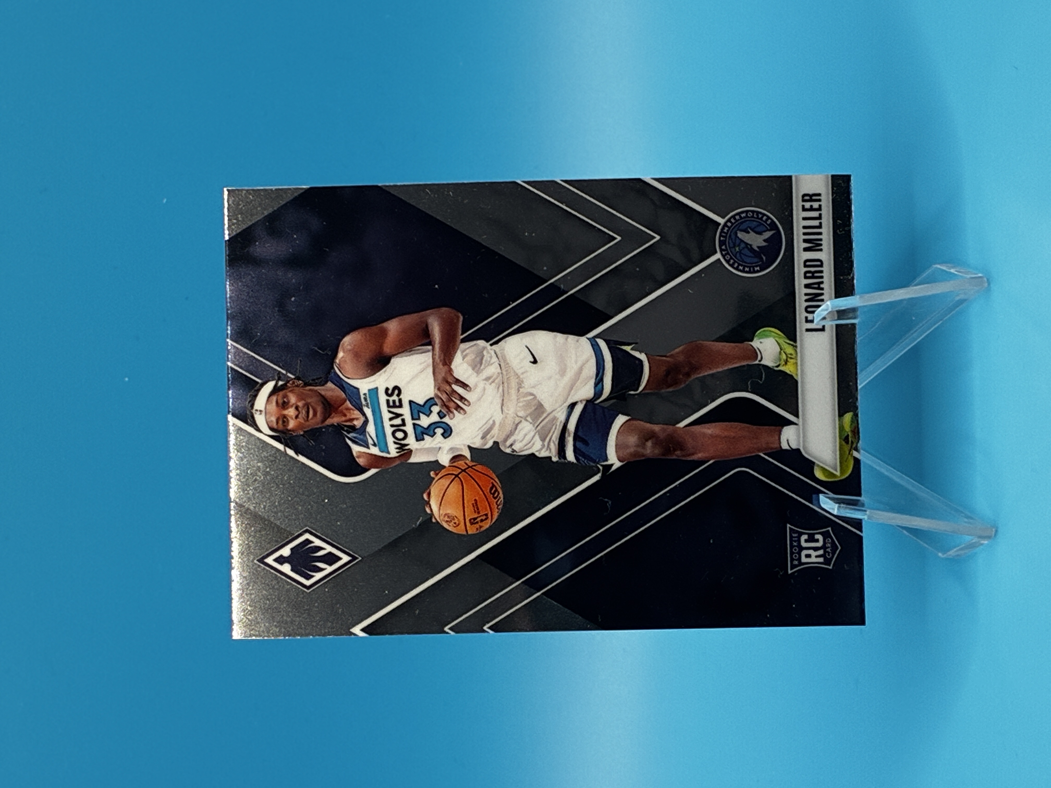 2023/2024 Panini Phoenix Leonard Miller #259 Minnesota Timberwolves – Vorderseite