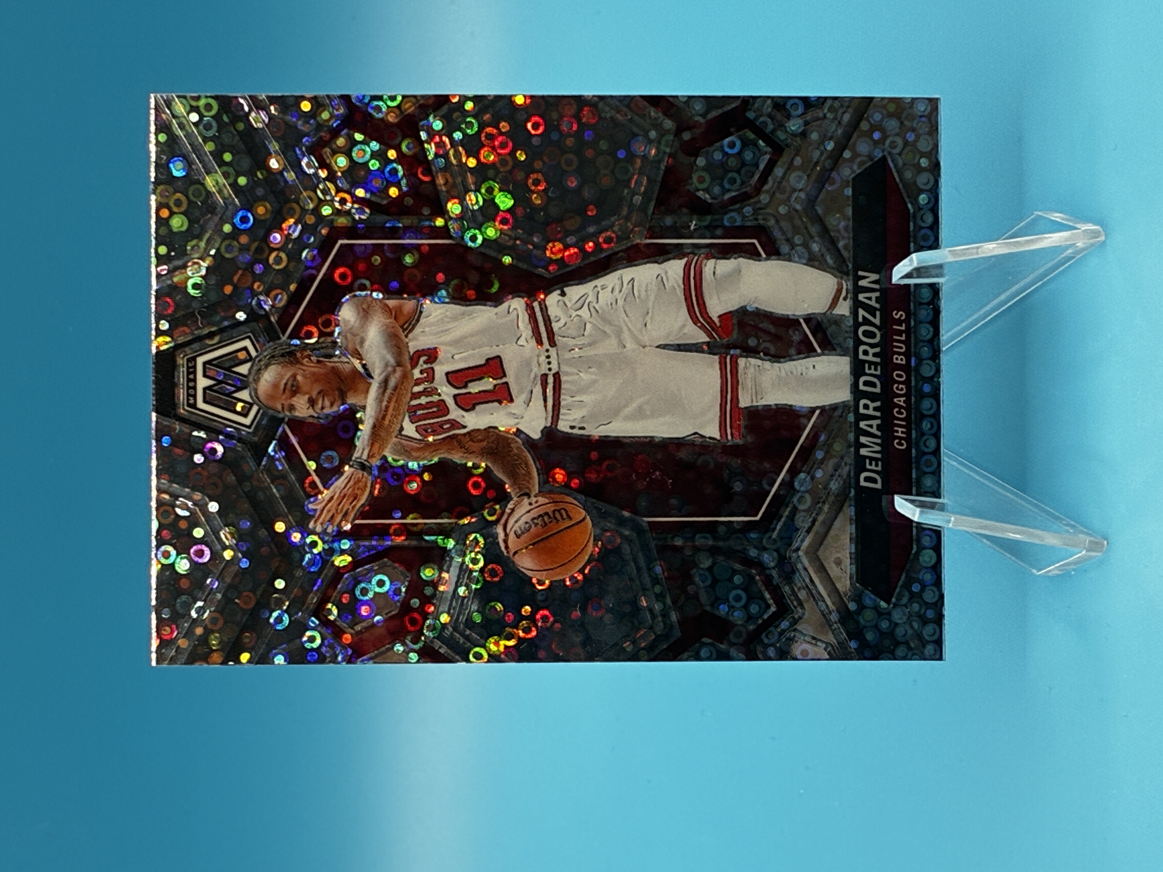 2023/2024 Panini Mosaic DeMar DeRozan Fast Break #82 Chicago Bulls – Vorderseite