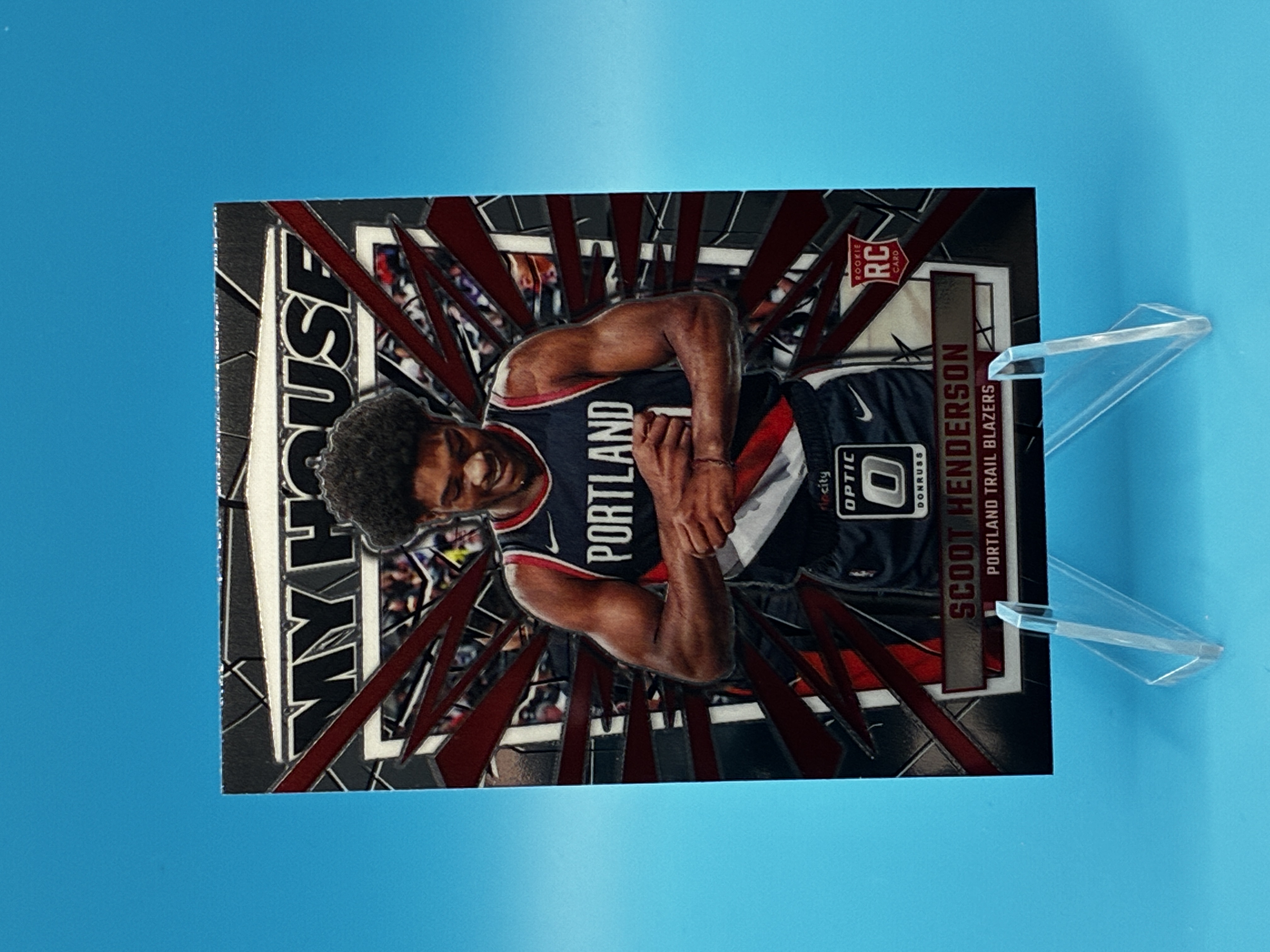 2023/2024 Panini Donruss Optic Scoot Henderson My House! #20 Portland Trail Blazers – Vorderseite