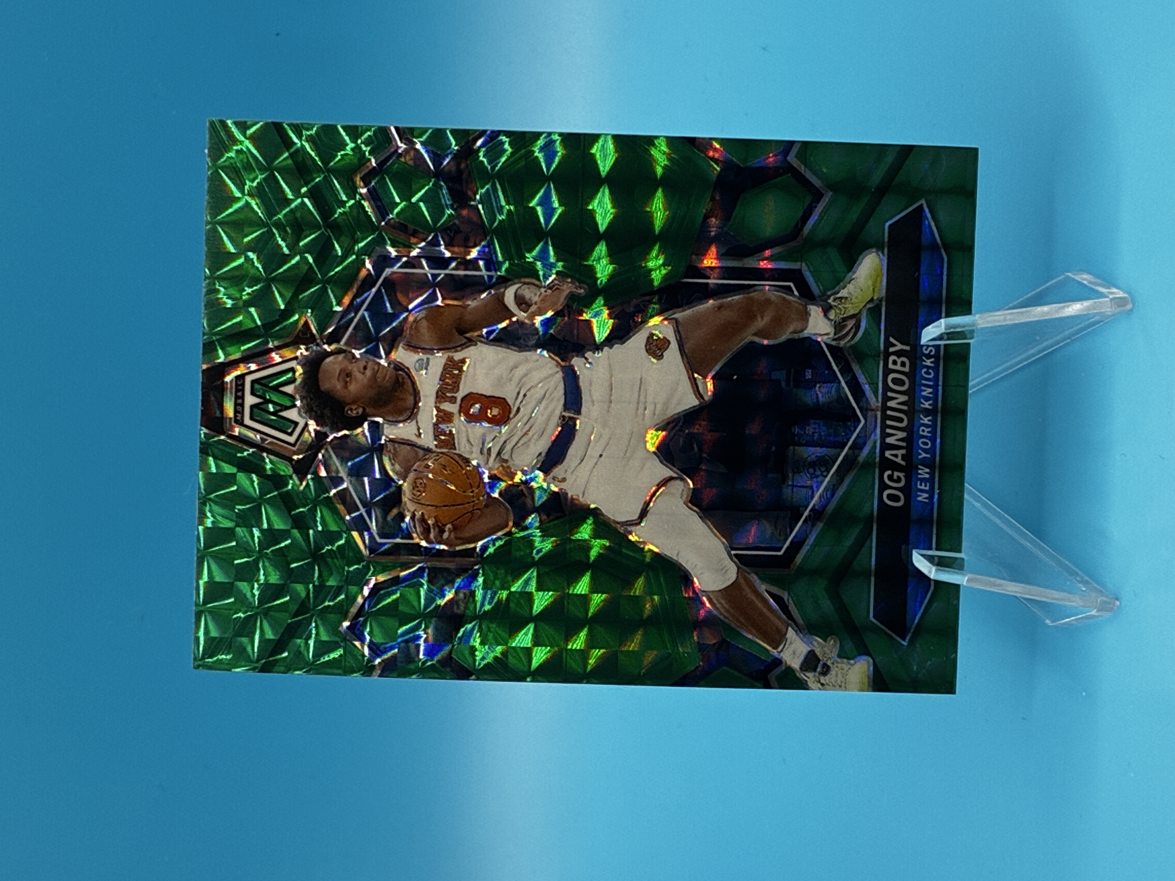 2023/2024 Panini Mosaic OG Anunoby Green #135 New York Knicks – Vorderseite
