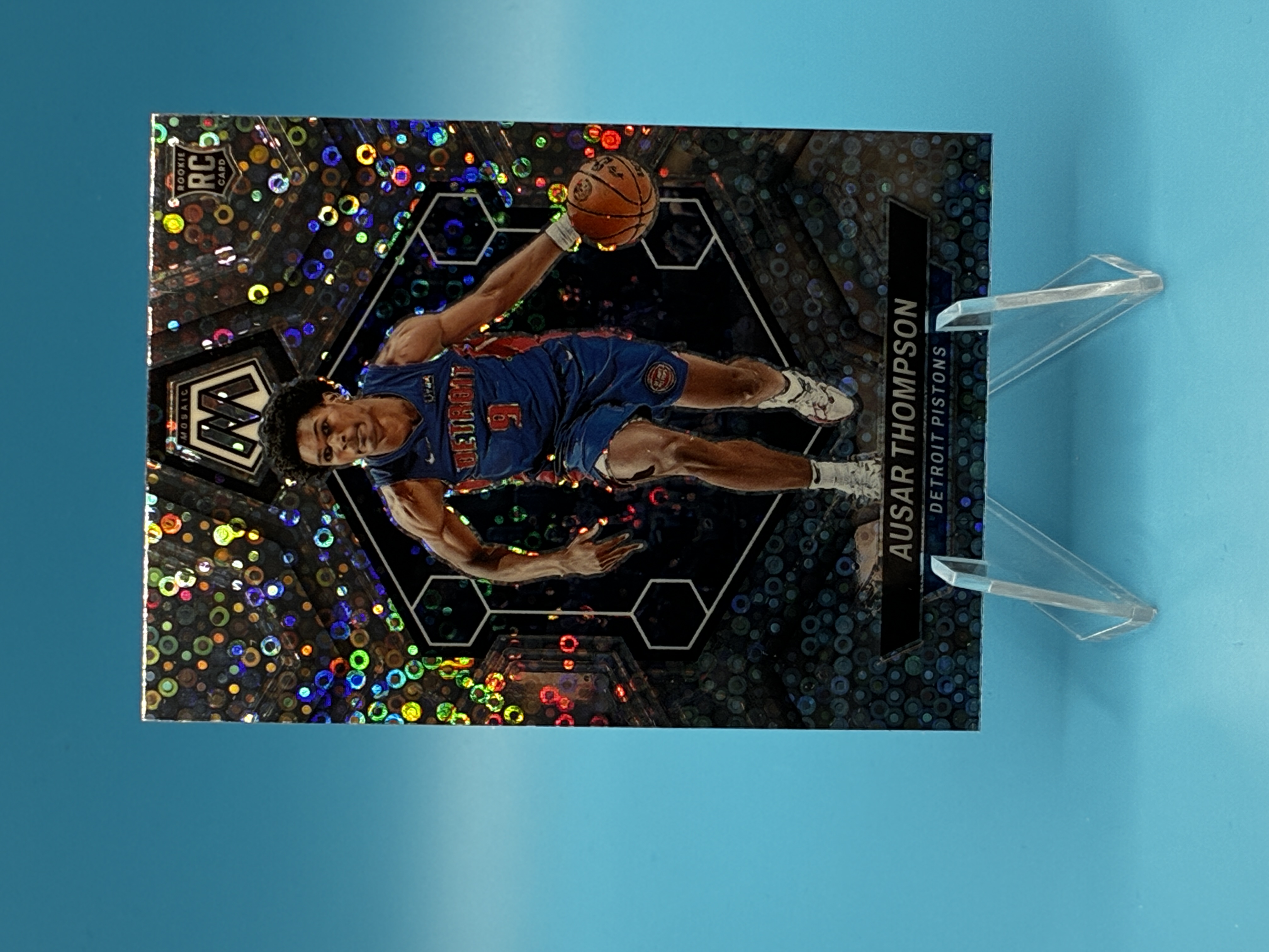 2023/2024 Panini Mosaic Ausar Thompson Fast Break #226 Detroit Pistons – Vorderseite