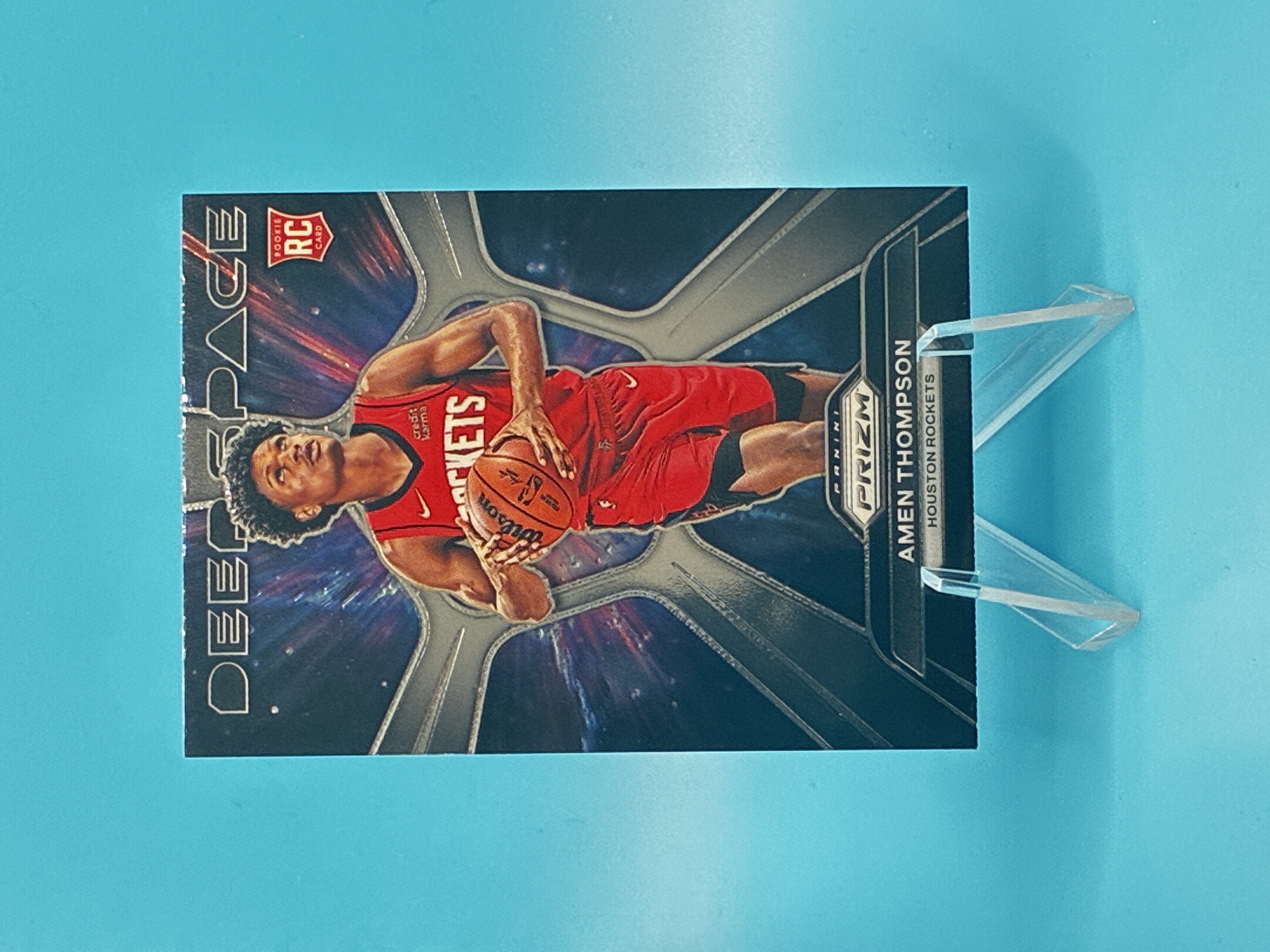 2023/2024 Panini Prizm Amen Thompson Deep Space #4 Houston Rockets – Vorderseite