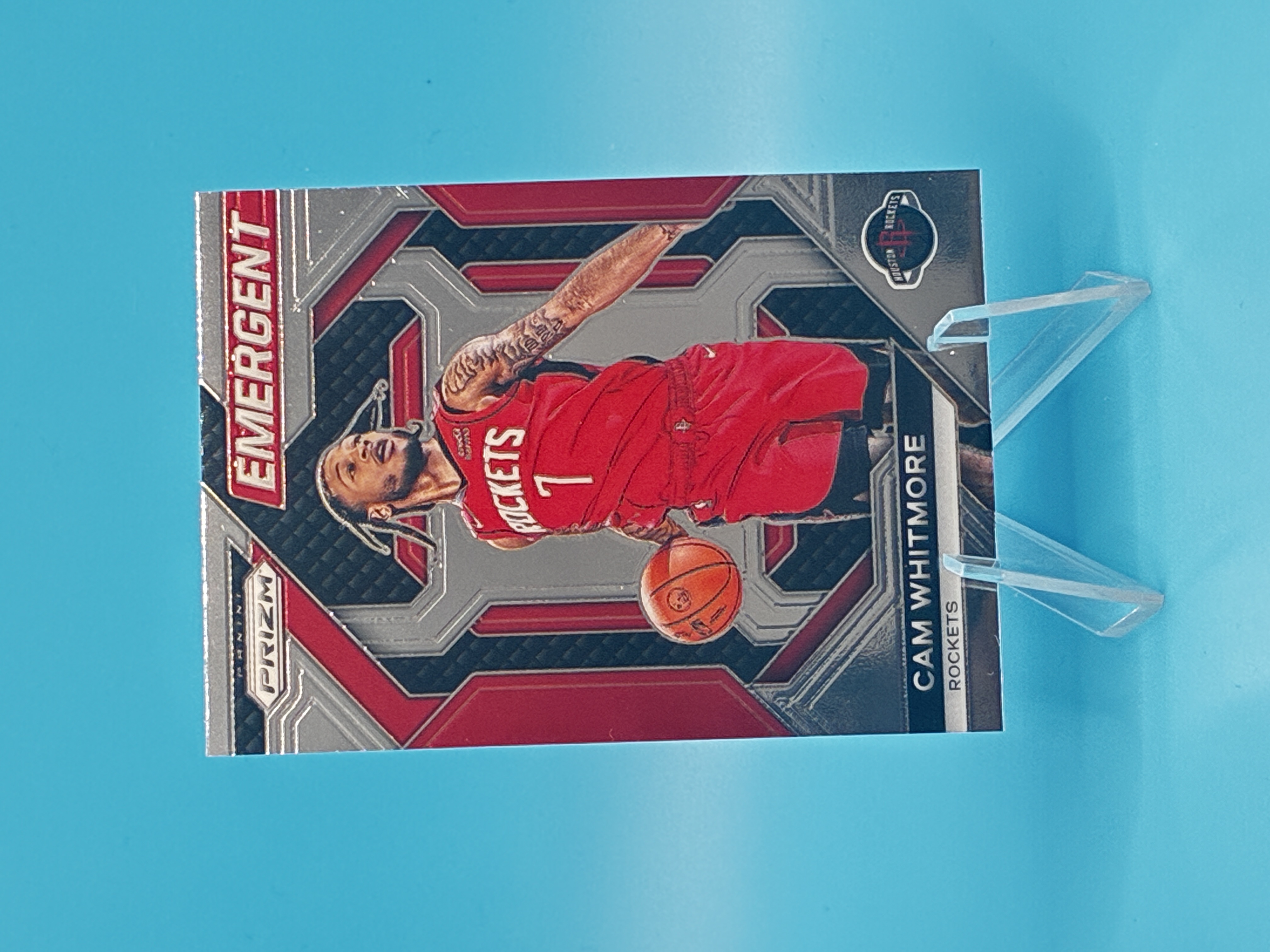 2023/2024 Panini Prizm Cam Whitmore Emergent #27 Houston Rockets – Vorderseite