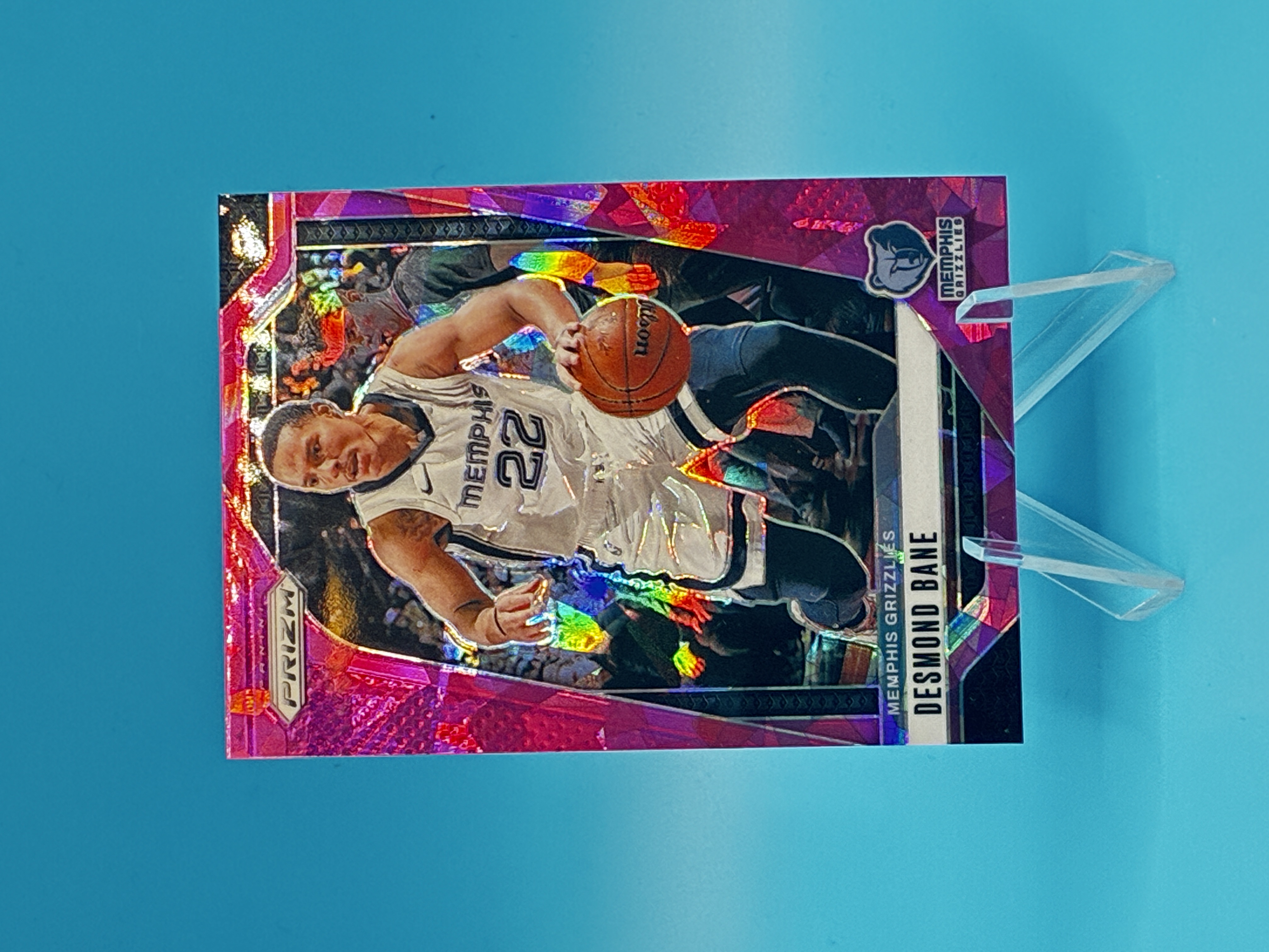 2024/2025 Panini Prizm Desmond Bane Pink Ice #125 Memphis Grizzlies – Vorderseite