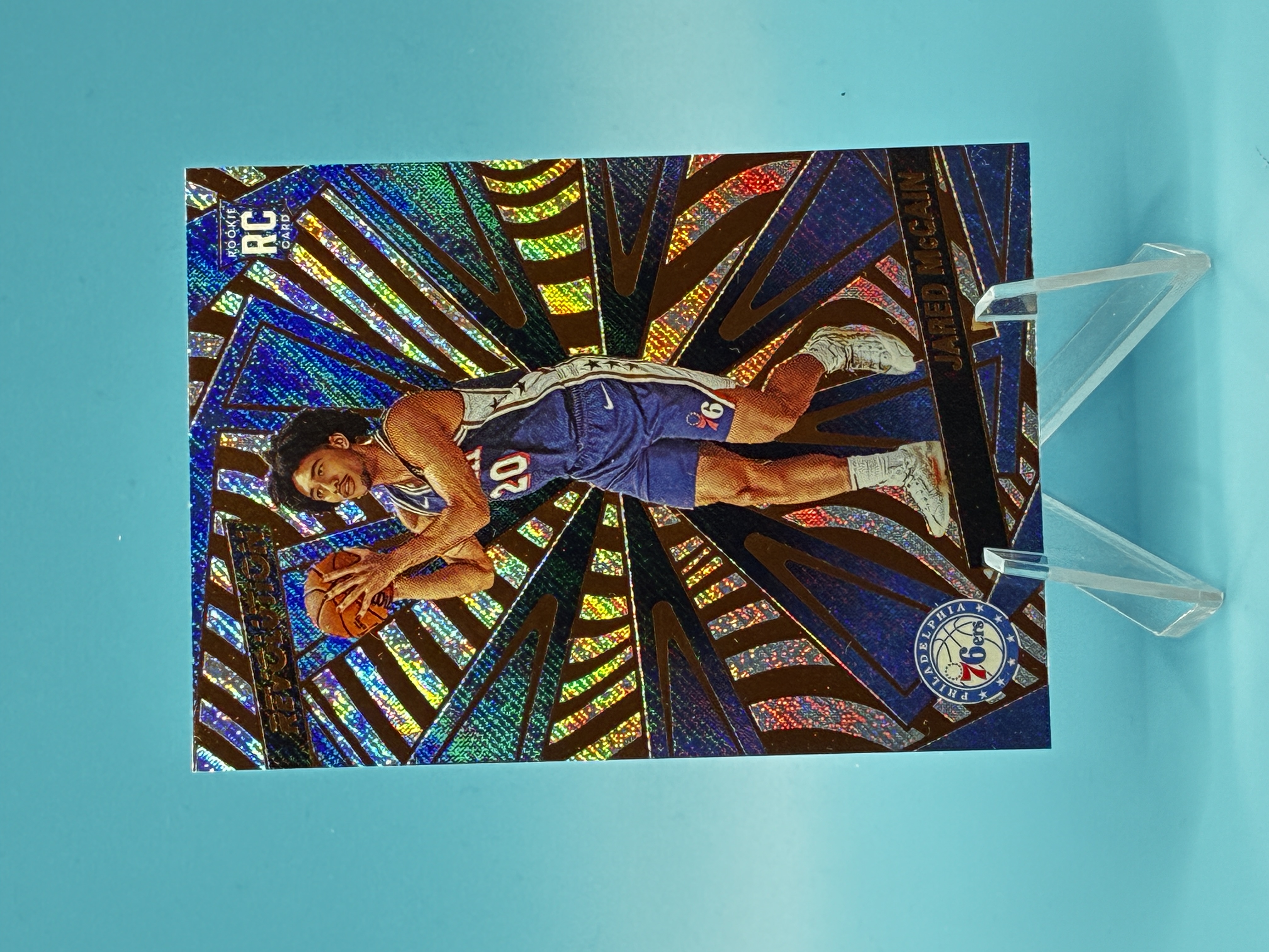 2024/2025 Panini Revolution Jared McCain #124 Philadelphia 76ers – Vorderseite
