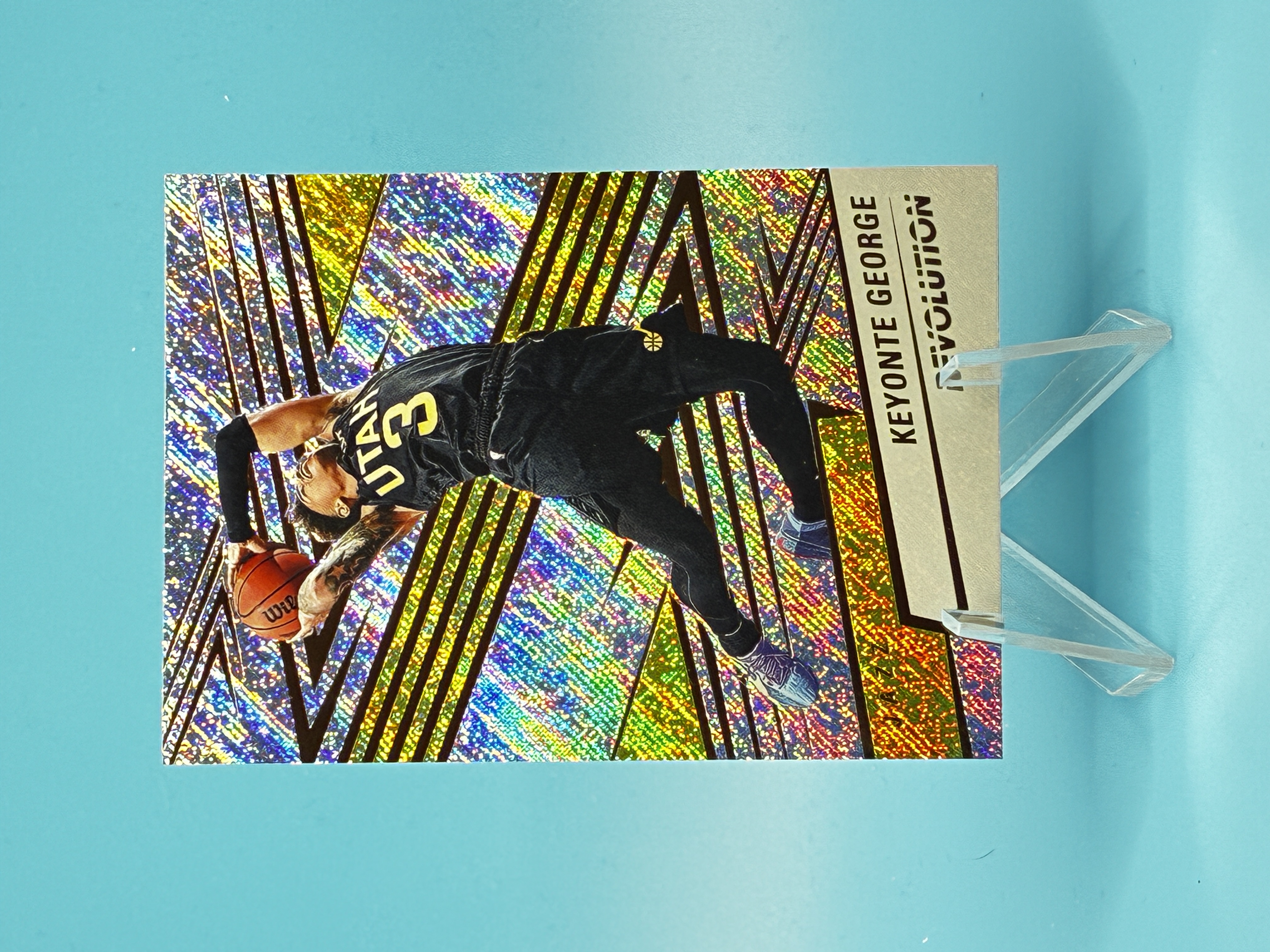 2024/2025 Panini Revolution Keyonte George #14 Utah Jazz – Vorderseite