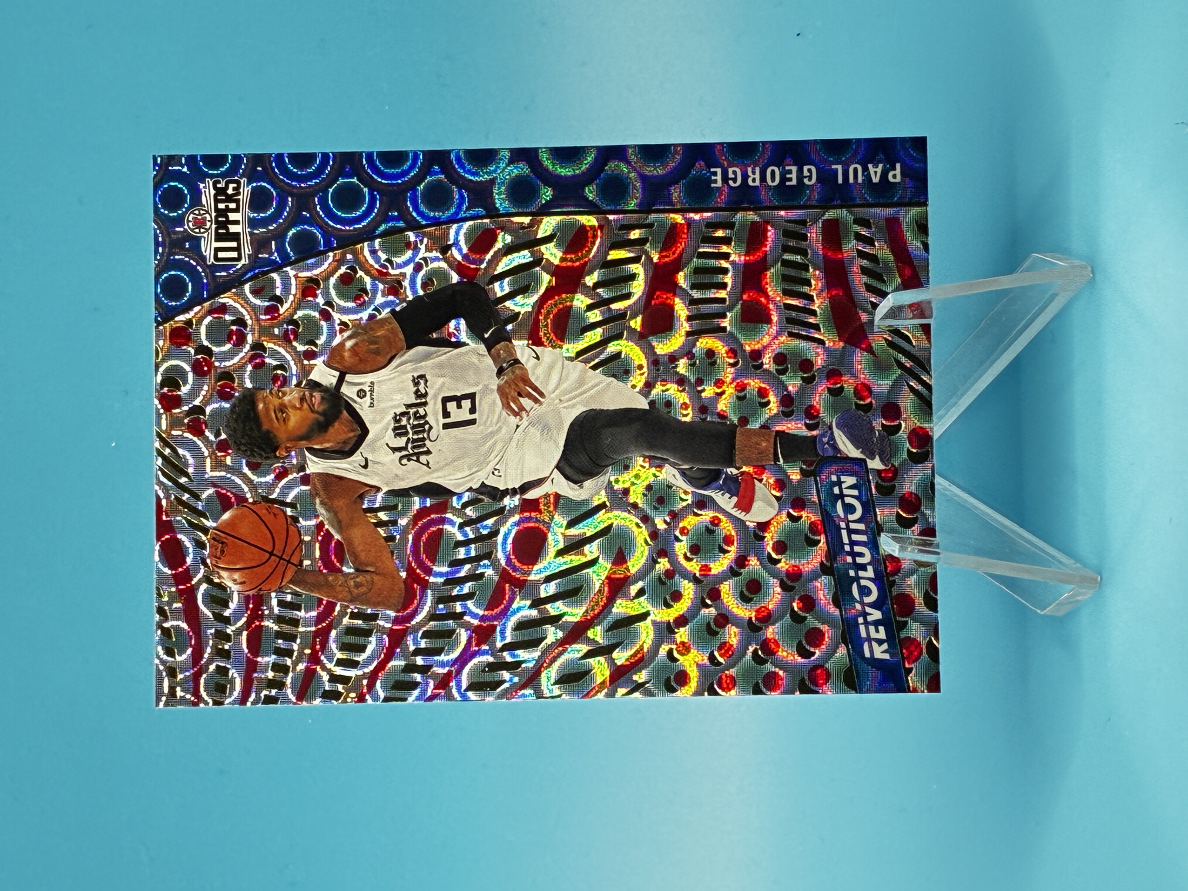 2020/2021 Panini Revolution Paul George Groove #79 Los Angeles Clippers – Vorderseite