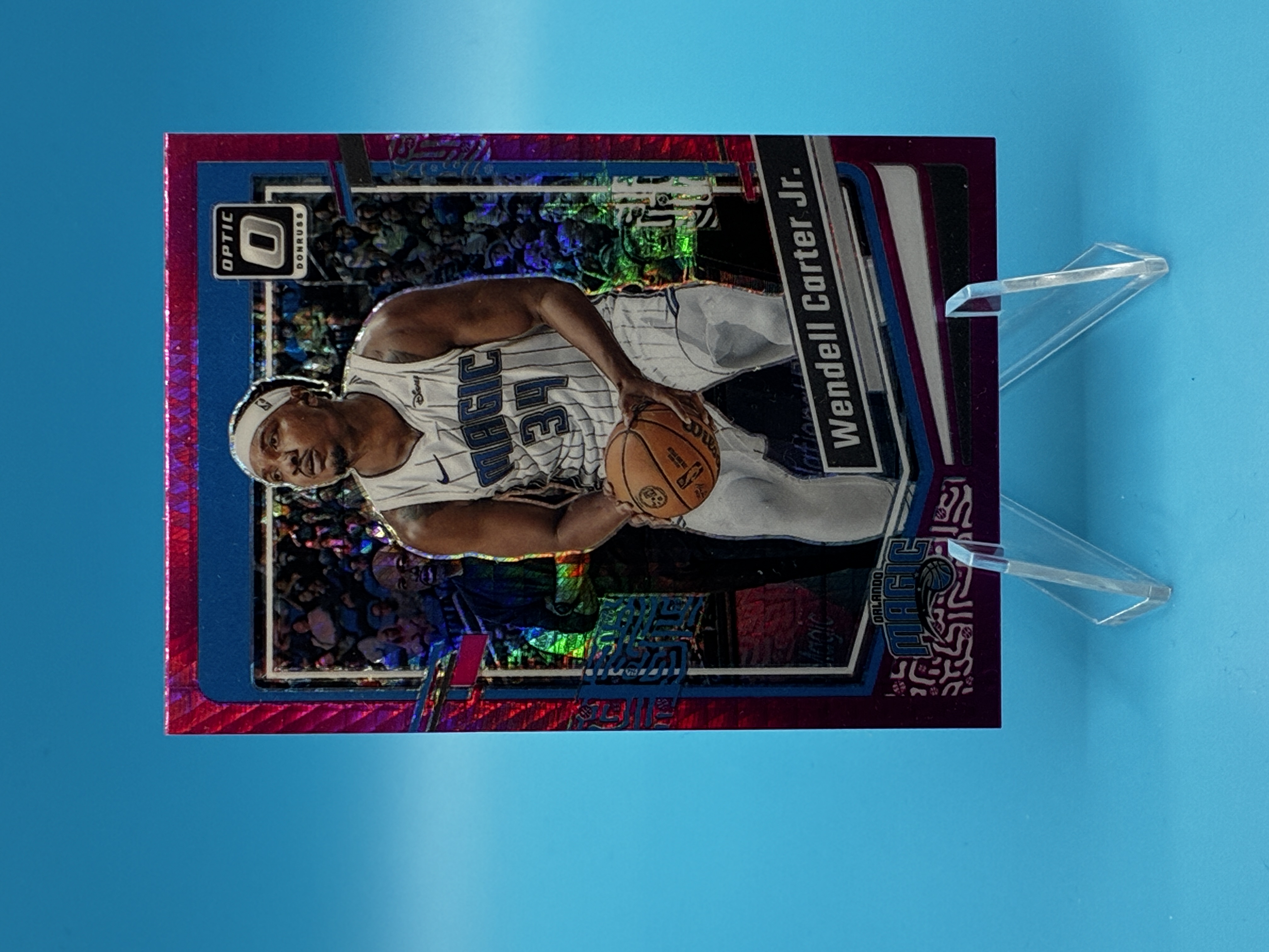 2023/2024 Panini Donruss Optic Wendell Carter Jr. Pink Velocity #89 Orlando Magic – Vorderseite