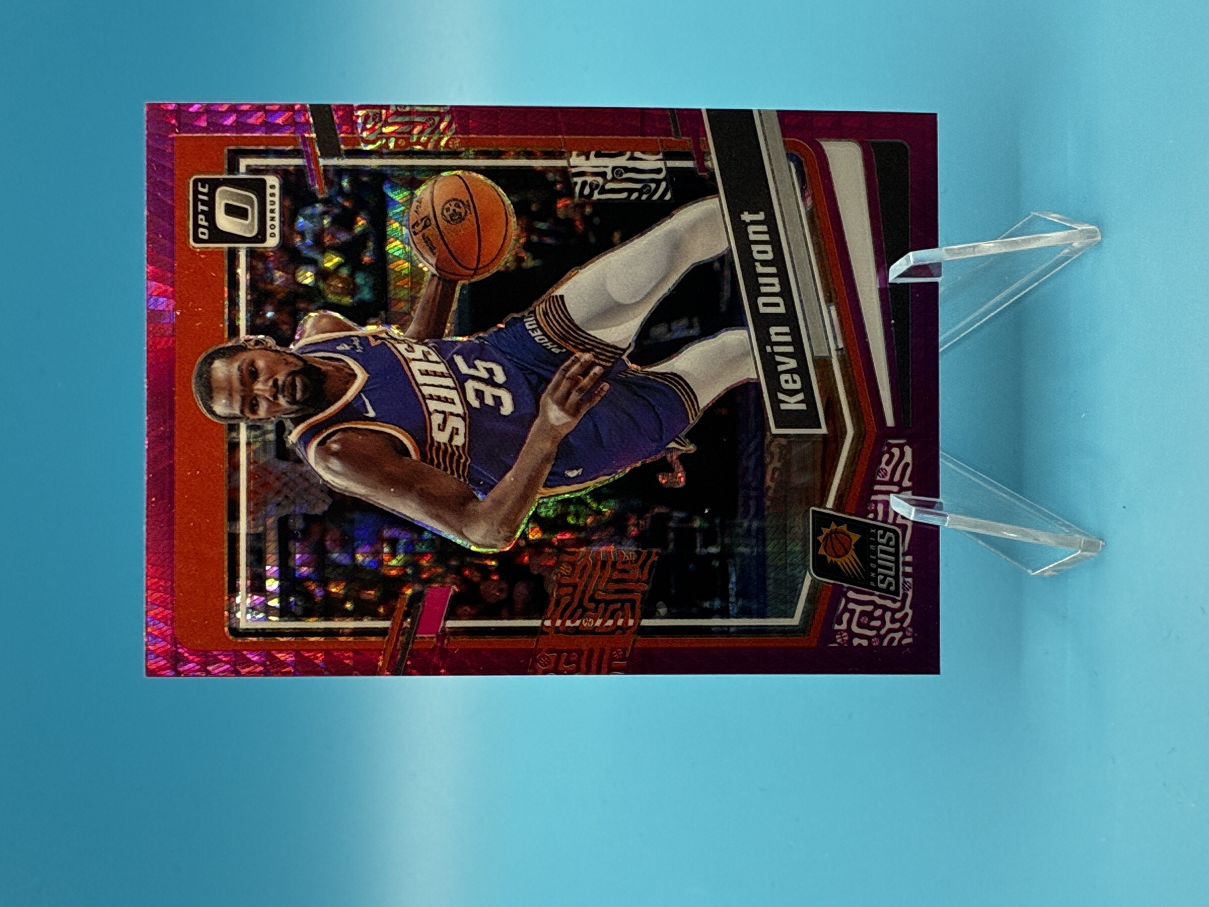 2023/2024 Panini Donruss Optic Kevin Durant Pink Velocity #41 Phoenix Suns – Vorderseite