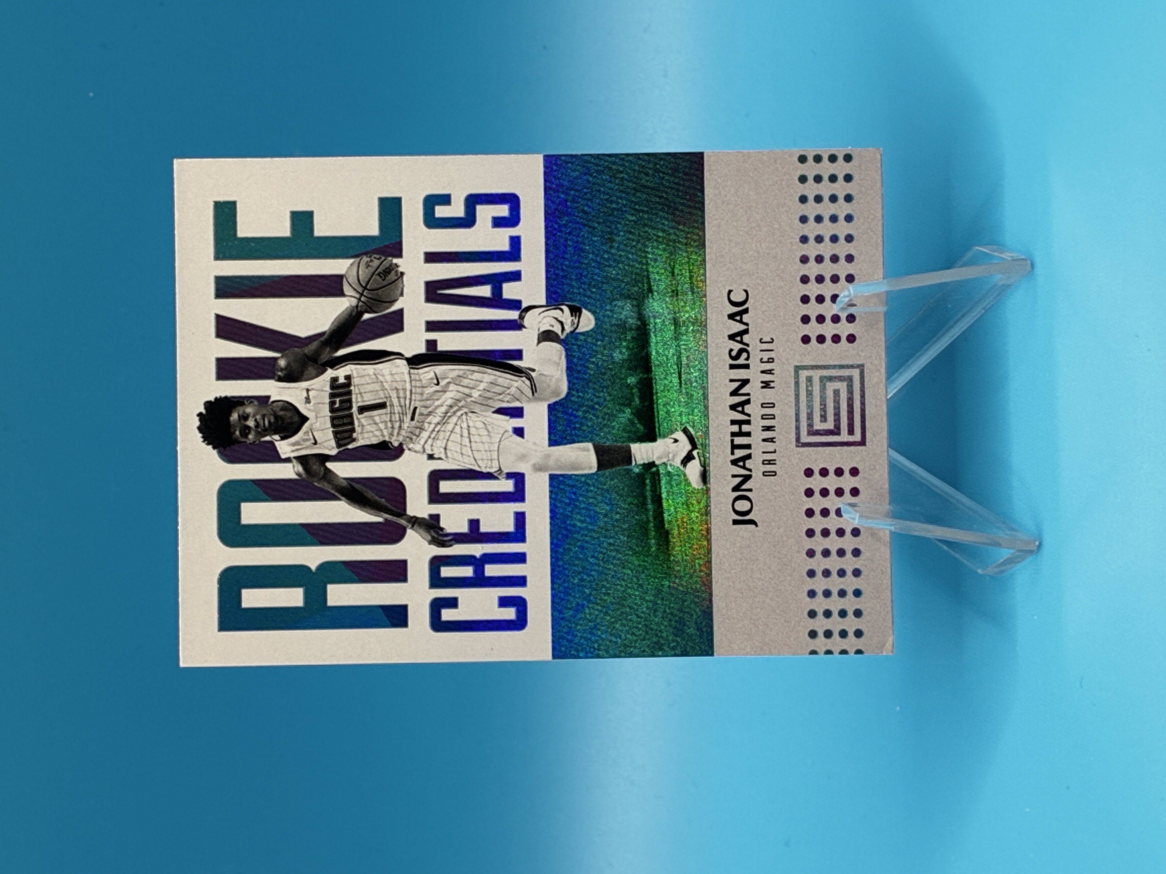 2017/2018 Panini Status Jonathan Isaac Rookie Credentials #31 Orlando Magic – Vorderseite