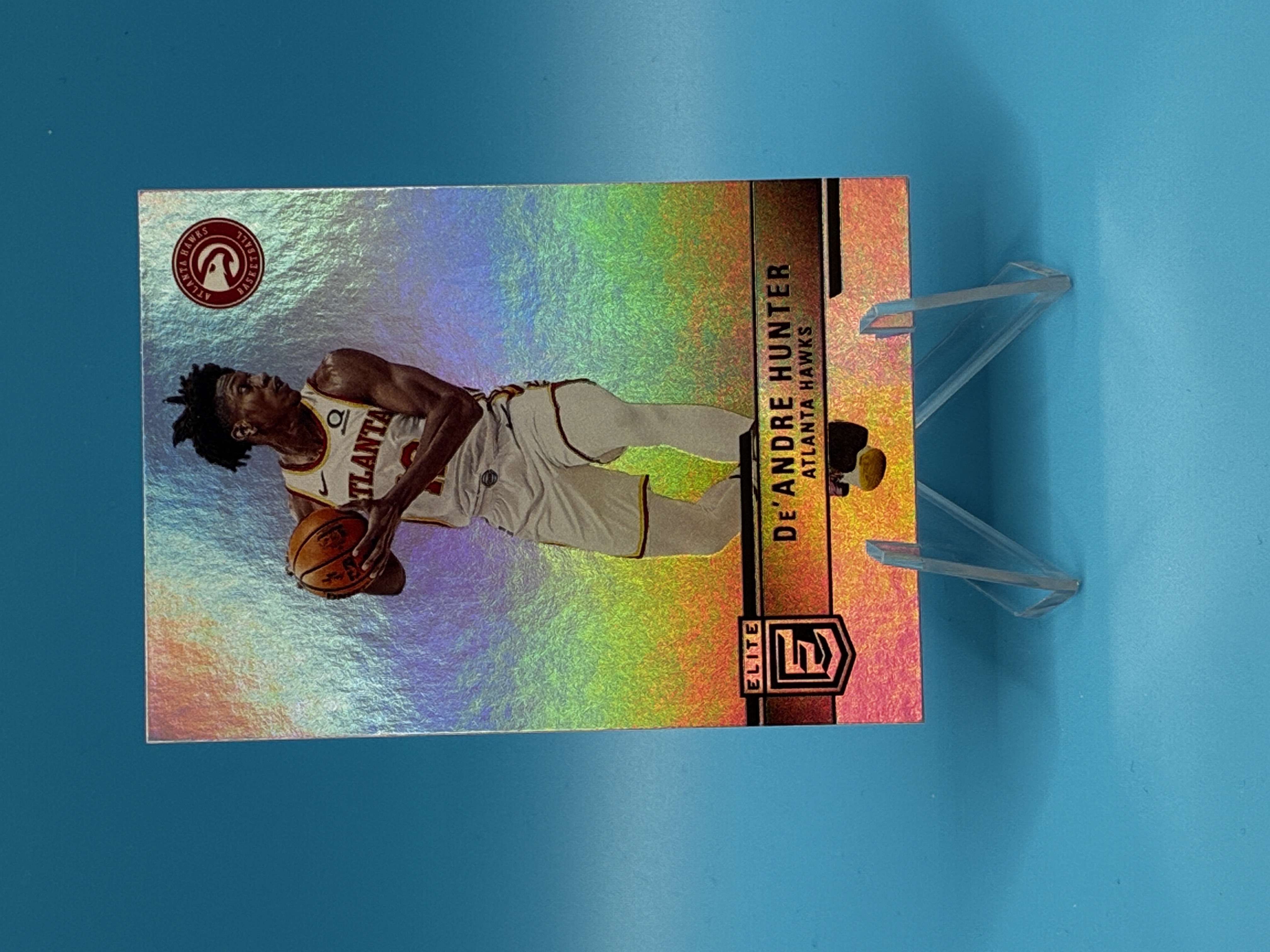 2021/2022 Panini Donruss Elite De'Andre Hunter #98 Atlanta Hawks – Vorderseite